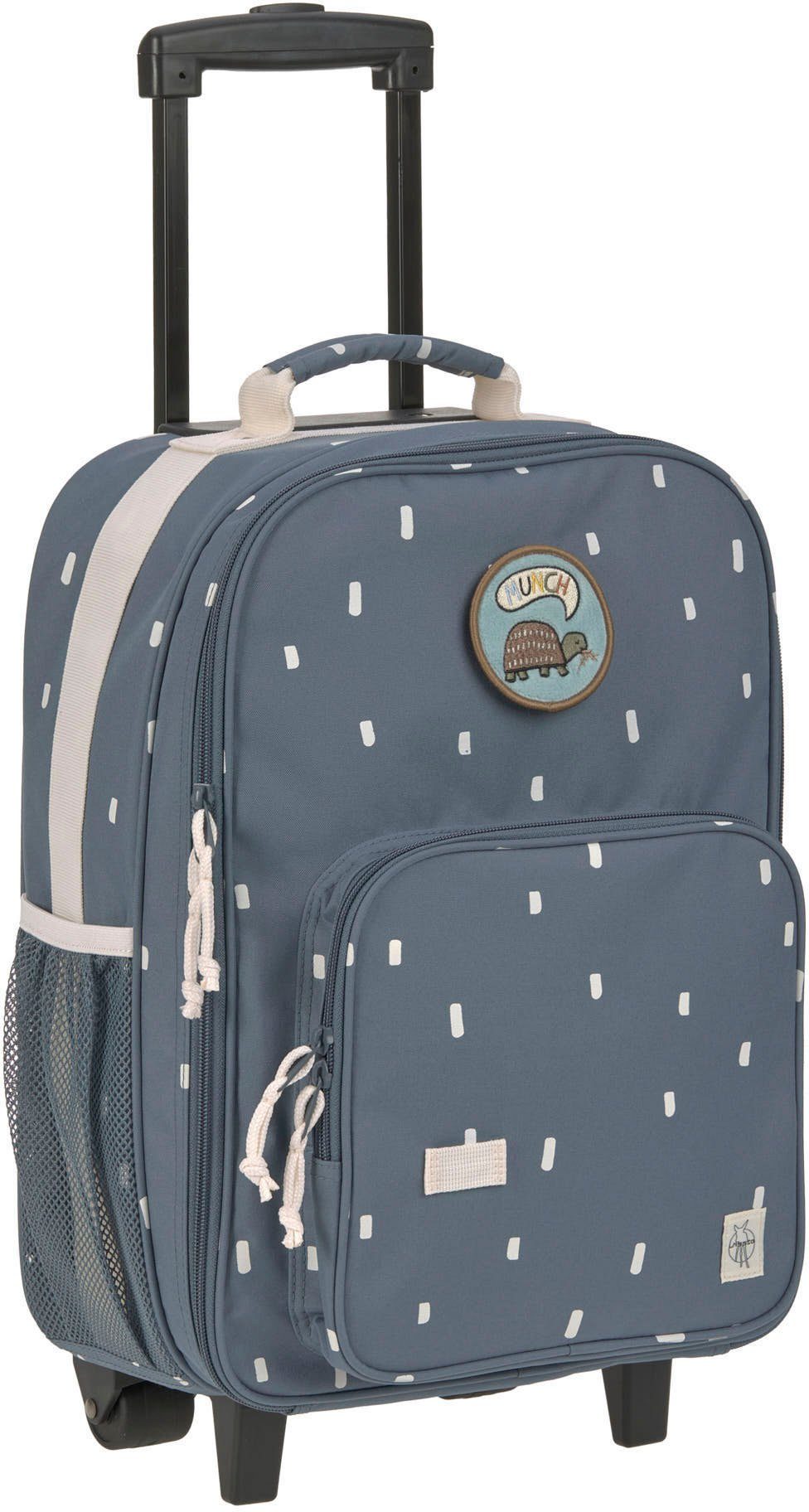 LÄSSIG Kinderkoffer Happy Prints, Trolley, Midnight Blue, 2 Rollen