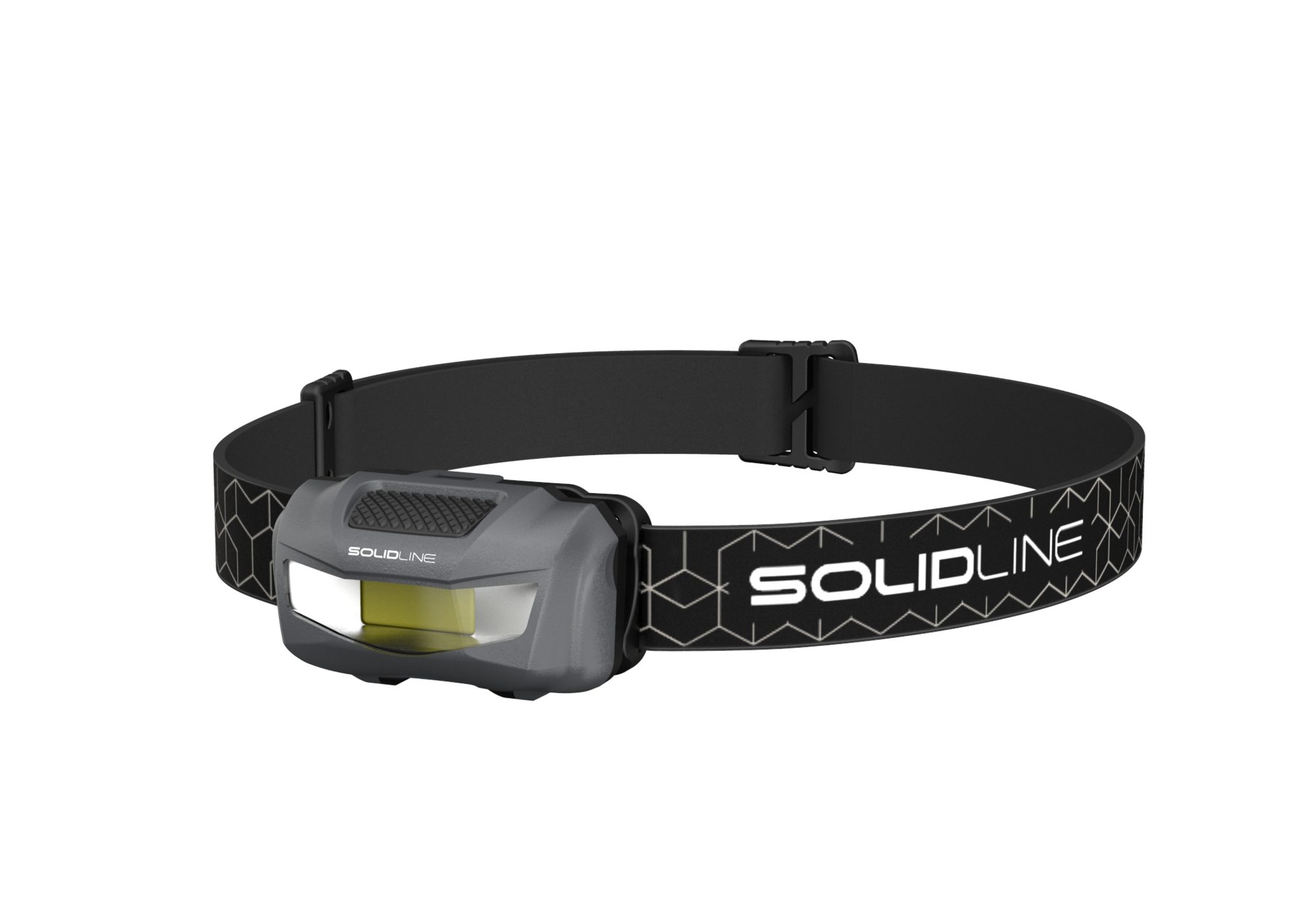 SOLIDLINE LED Stirnlampe SH1, Bis zu 110 lm, 15m Leuchtweite, bis zu 10 Std Laufzeit, AAA Batterien