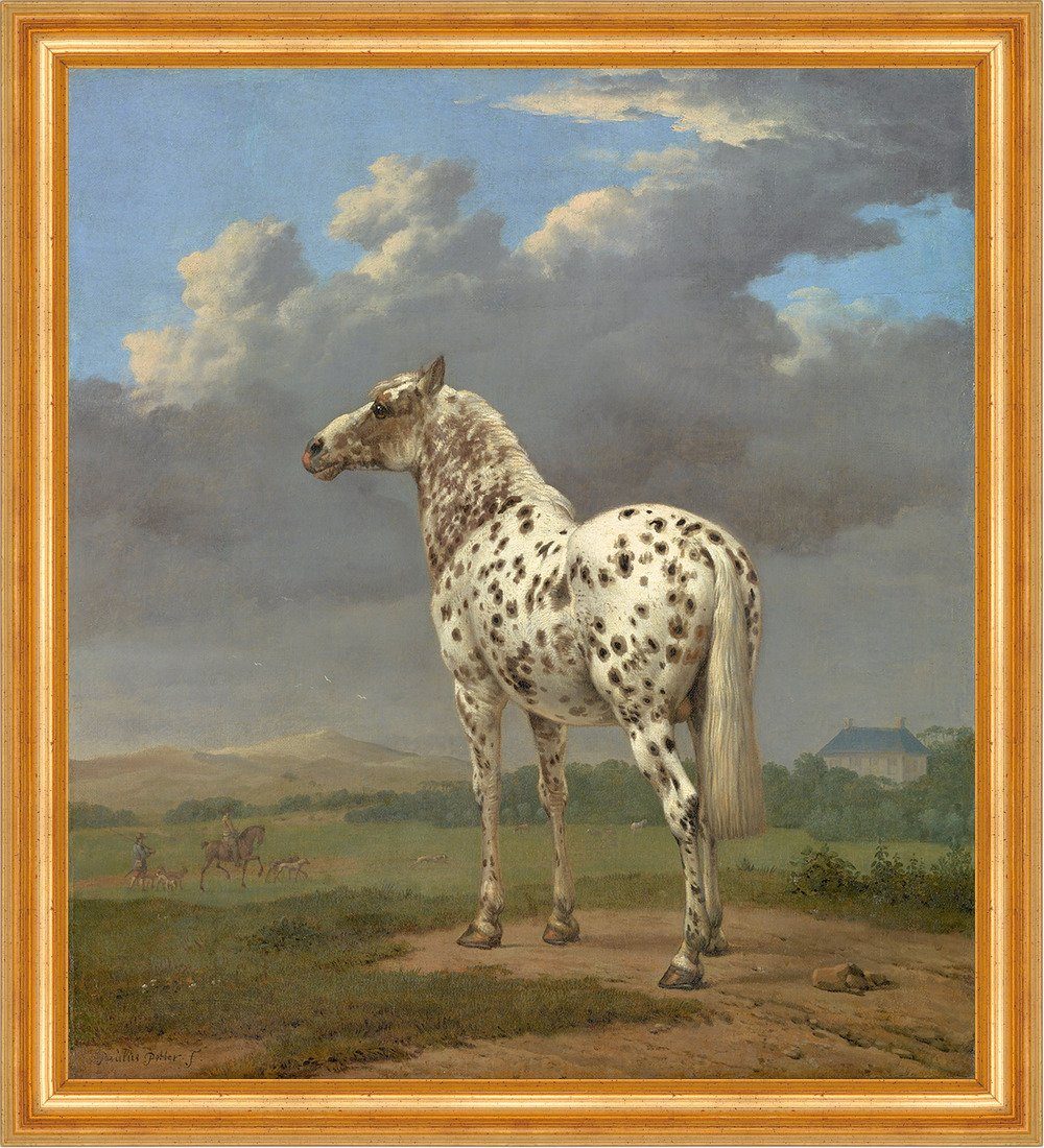 BillerAntik The Piebald Horse Paulus Potter Pferde Rassen Gefleckt Wolken B A3 000, (1 St)