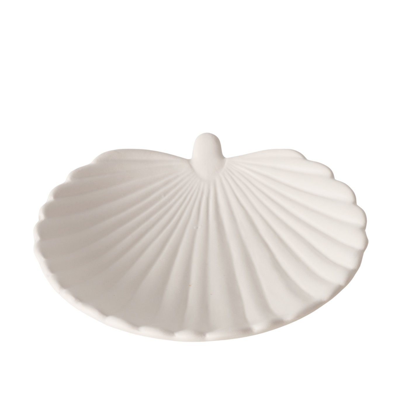 Dekoschale Schale Concha, Muschelcremefarben 15cm