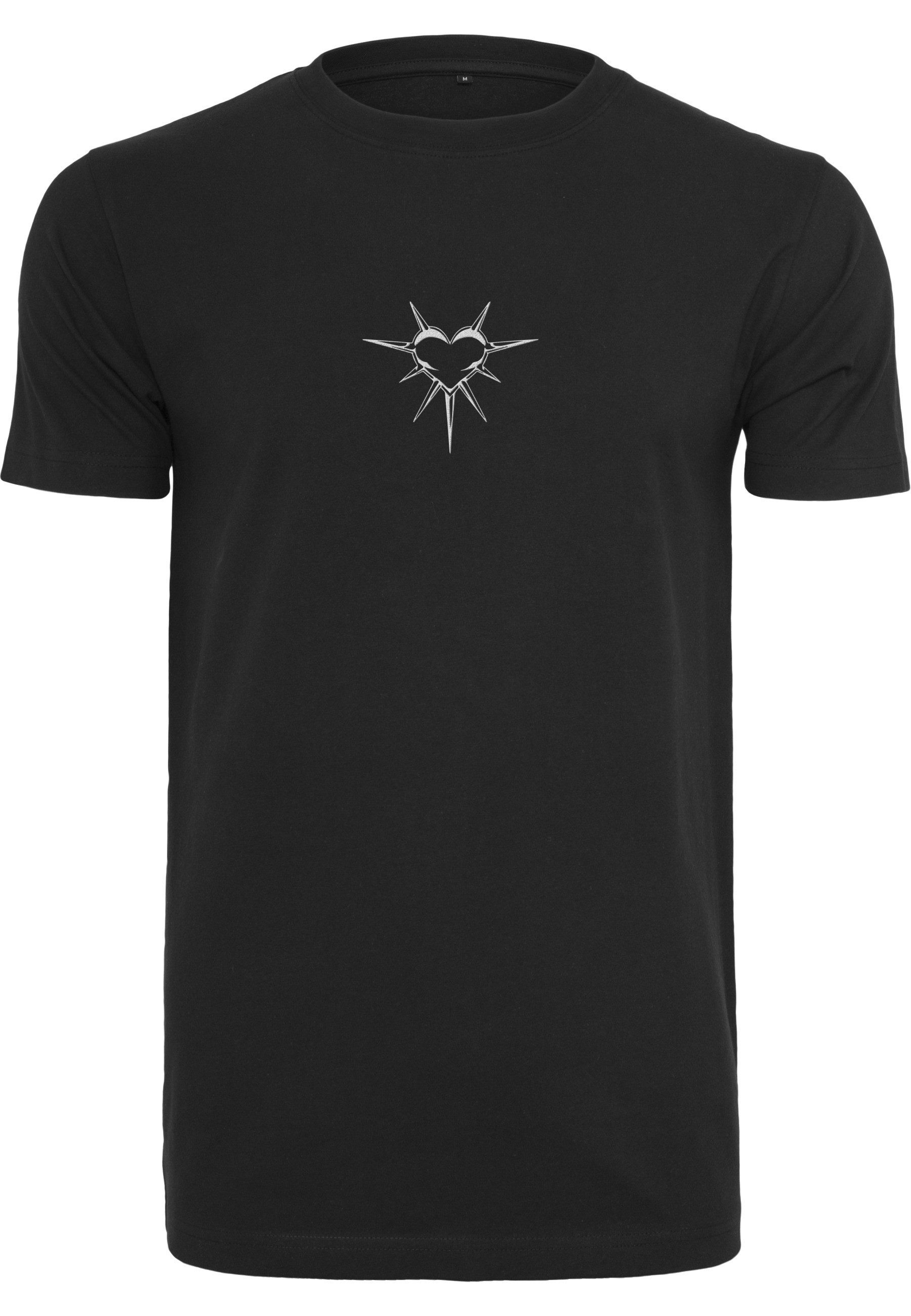 MisterTee T-Shirt MisterTee Herren Spike Heart EMB Tee (1-tlg)