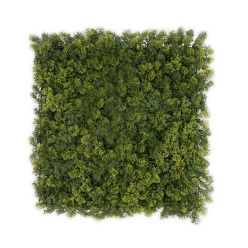 Kunstpflanze Pflanzenwand Houttuynia-Cordata, Karat, UV-beständig