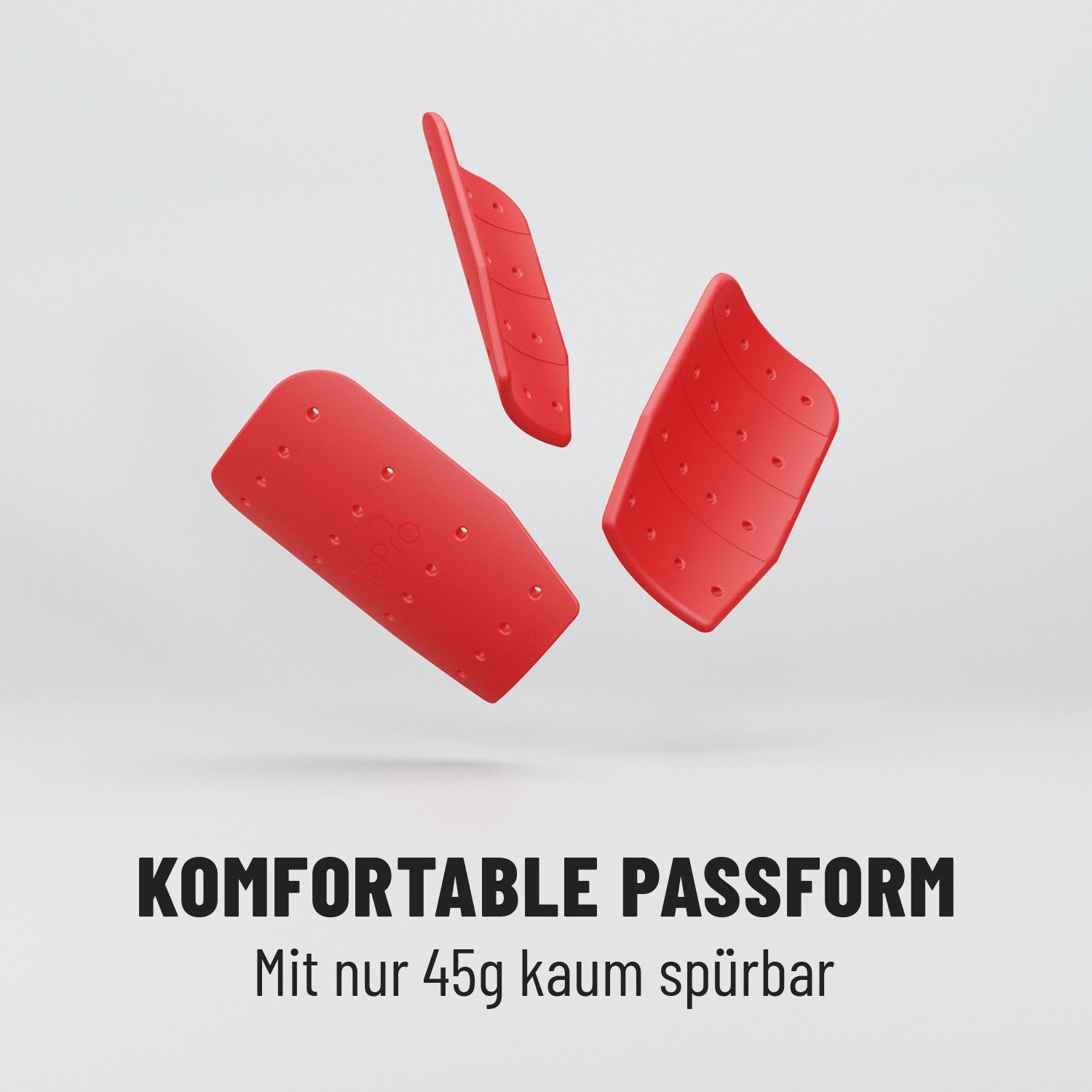 SoPro Fußball Schienbeinschoner Mini Schienbeinschoner für Fußball inkl. Socken leicht & rutschfest