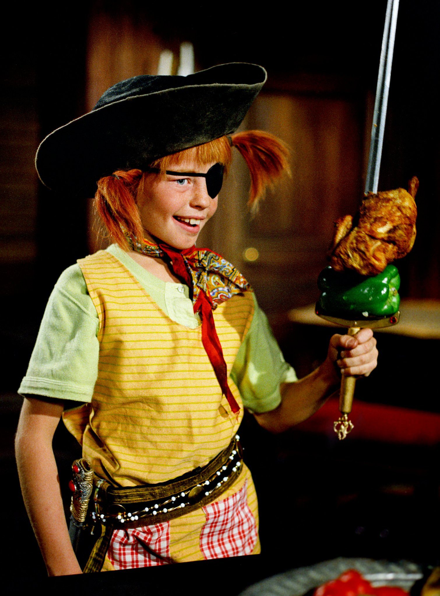 Maskworld Kostüm Pippi Langstrumpf Kostüm - Faschingskostüm Damen, Original Pippi Langstrumpf Kostüm für Damen