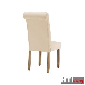 HTI-Living Esszimmerstuhl Stuhl 2er-Set Melle (Set, 2 St), Esszimmerstühle mit Knopfsteppung