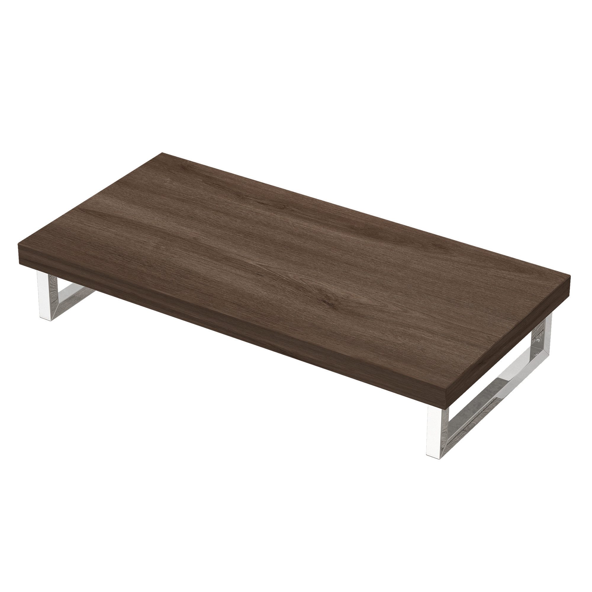 Mai & Mai Waschtischplatte Holzplatte Badezimmer Inkl. 2x Edelstahl Konsolenträger