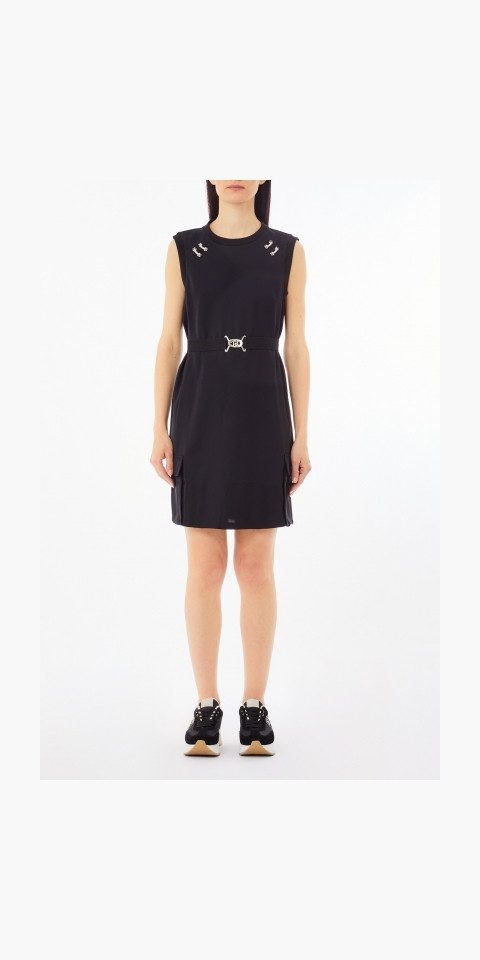 Liu Jo Minikleid – Feminines Kleid mit Gürtel und Cargo-Taschen