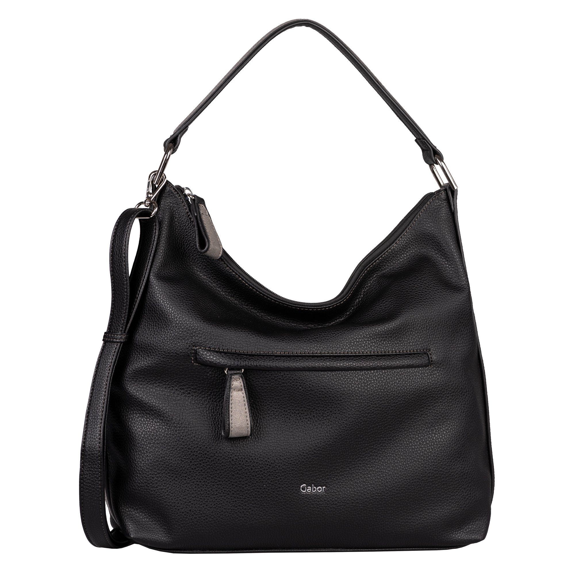 Gabor Schultertasche GABOR-ANINA HOBO BAG Schultertasche 28x11x26- 60-black