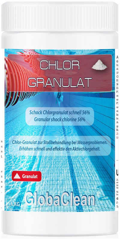 GlobaClean Chlorgranulat 1 kg Pool Schock Chlorgranulat
