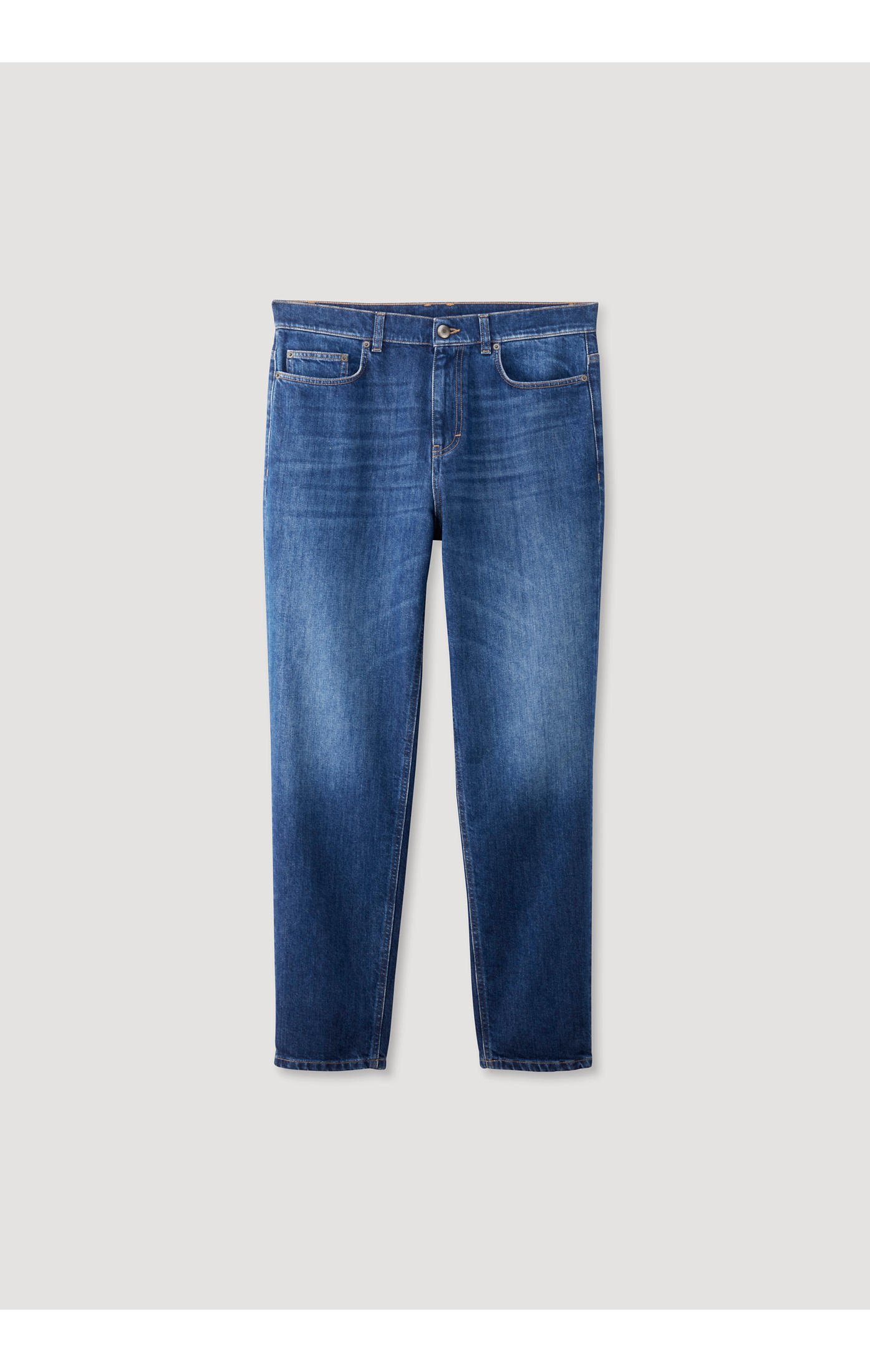 Hessnatur Bequeme Tapered Fit Relaxed Coreva™ aus Bio-Denim (1-tlg) Jeans
