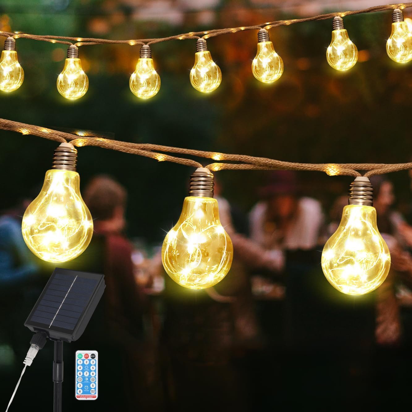Salcar LED Solarleuchte Lichterkette Outdoor Solar günstig online kaufen