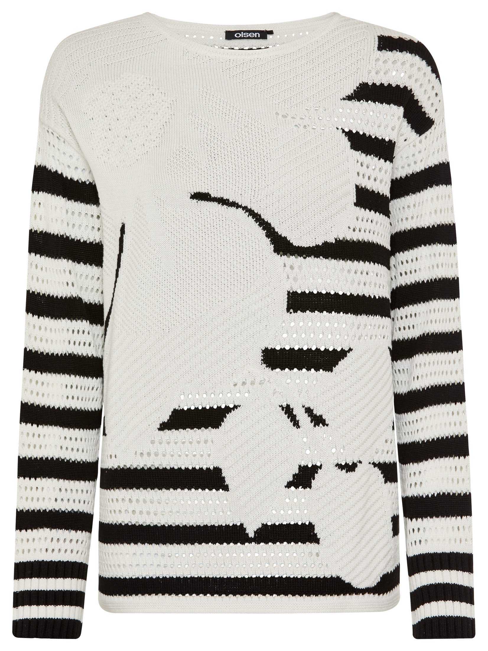 Olsen Rundhalspullover Pullover Long Sleeves