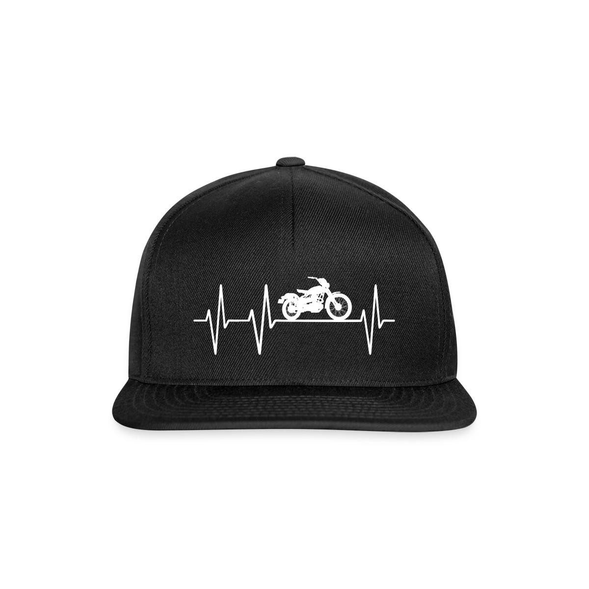 Snapback Cap Motorrad Herzschlag Snapback Cap