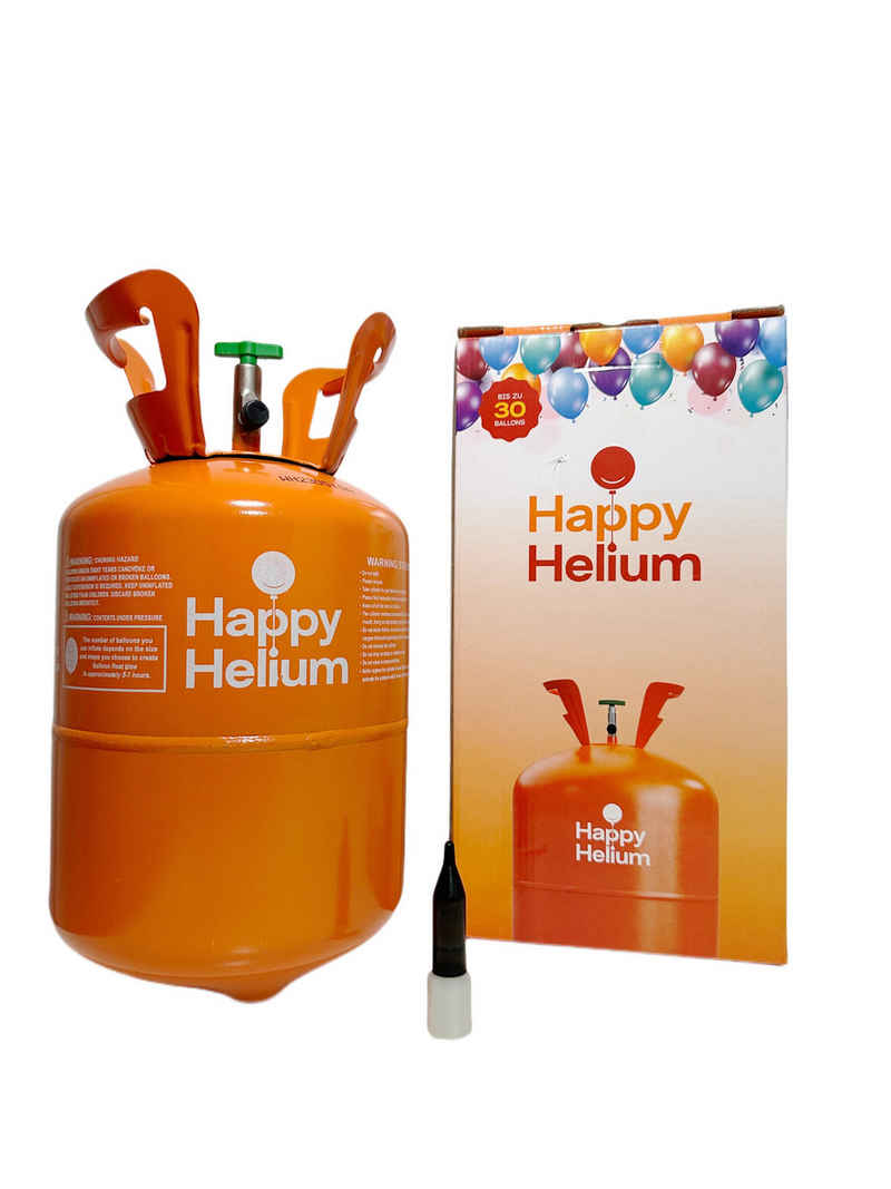Happy Helium® Helium Ballongas, für bis zu 30 Luftballons