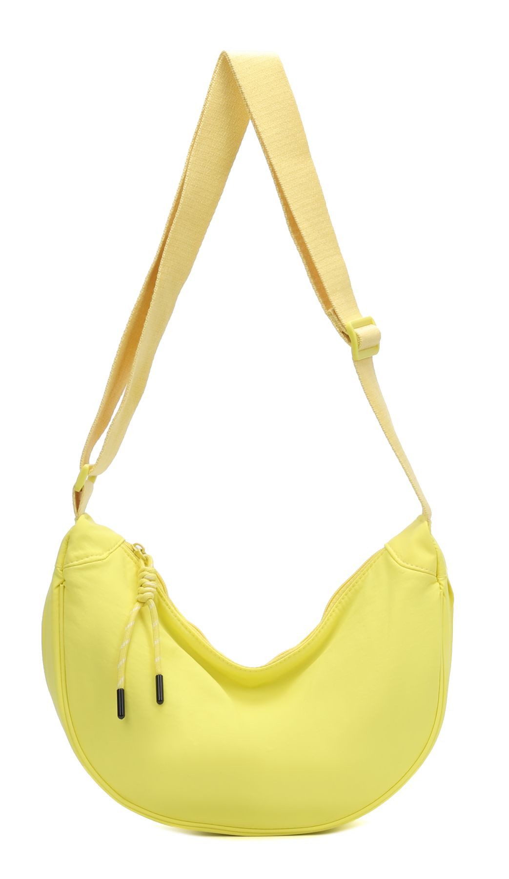ITALYSHOP24 Schultertasche Damen Tasche MOON Bodybag Brusttasche CrossBody UNISEX Nylon, HERREN Hobo Bag Runde Umhängetasche Hüfttasche Crossover Reise modern