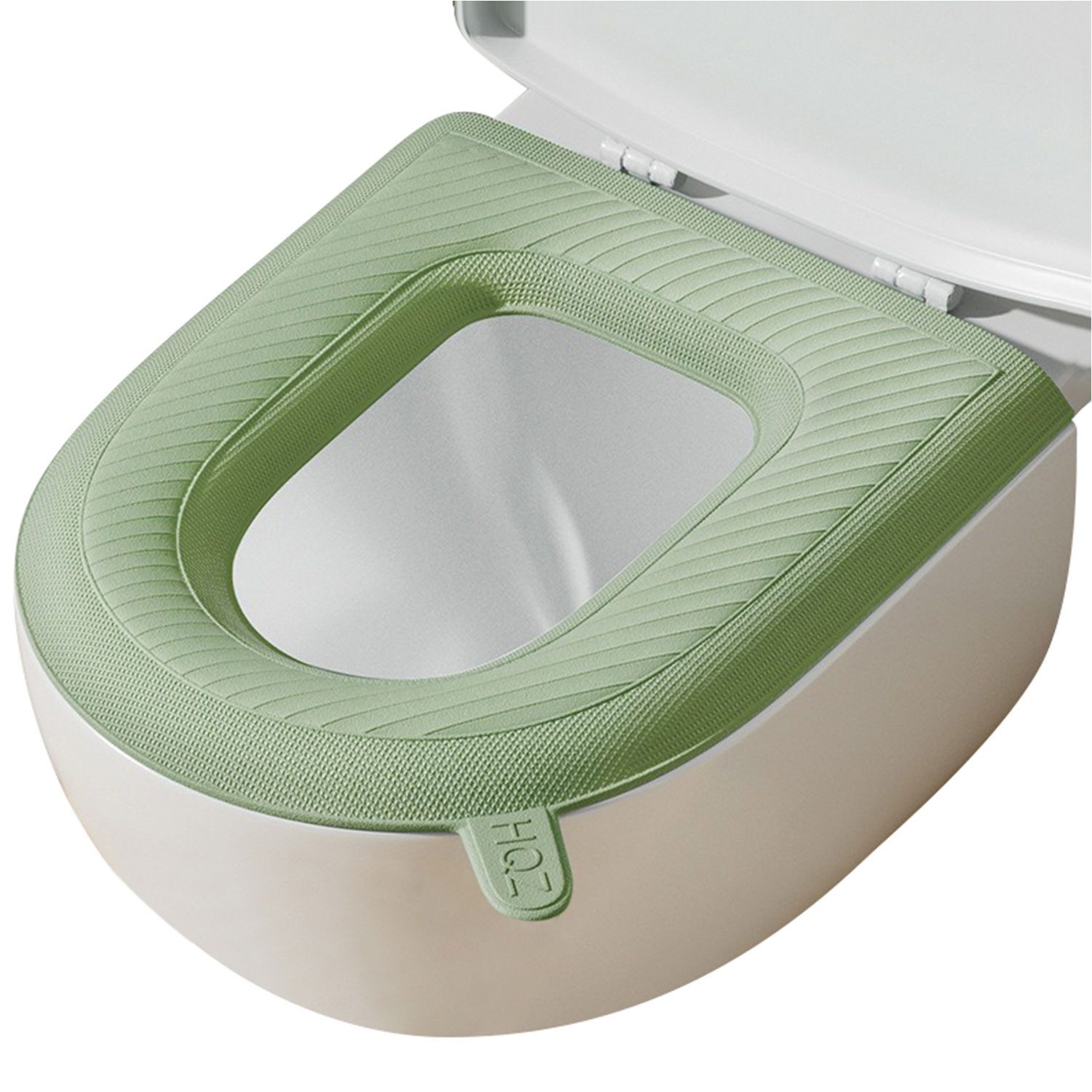 Refttenw Soft-Toilettensitzerhöhung WC-Deckelbezug Wasserdicht Toilettensit günstig online kaufen