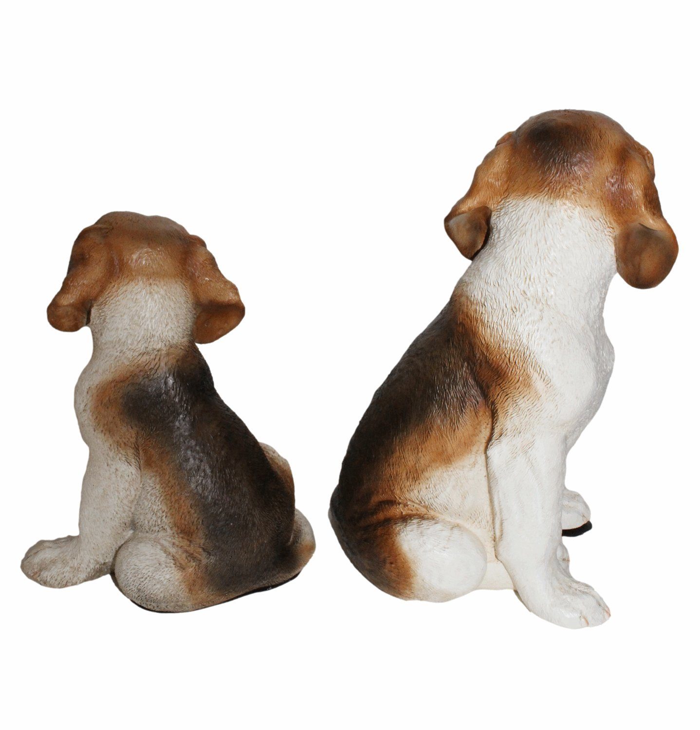 Resin Figur H Deko Kollektion cm 24-31 Tierfigur Beagle aus britische Castagna Castagna