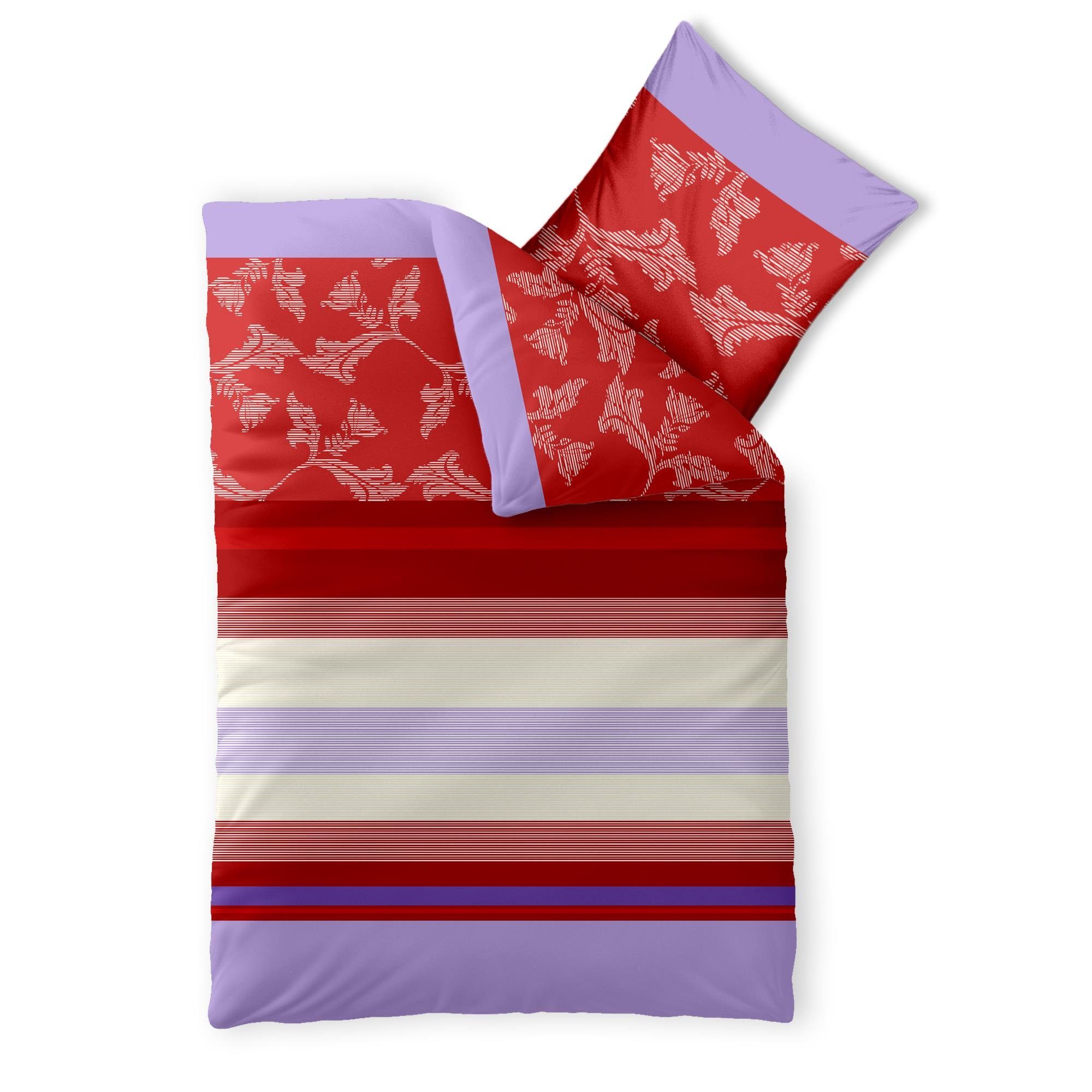 aqua-textil Bettwäsche Trend Bettgarnitur Renforcé Reißverschluss günstig online kaufen