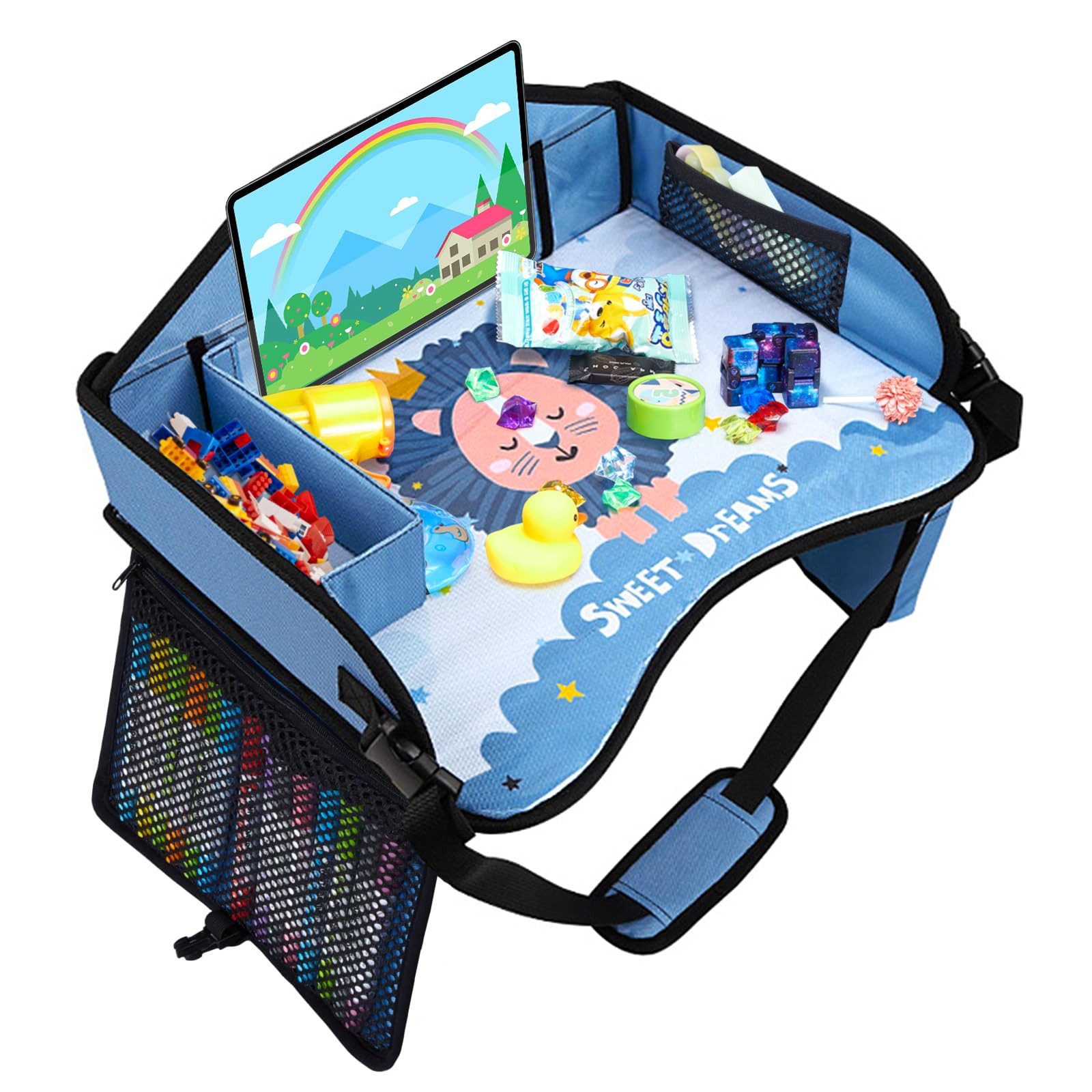 ZEUOPQ Spieltisch Kinder-Reisetablett, Autositz-Tablett für Kinderreisen, günstig online kaufen