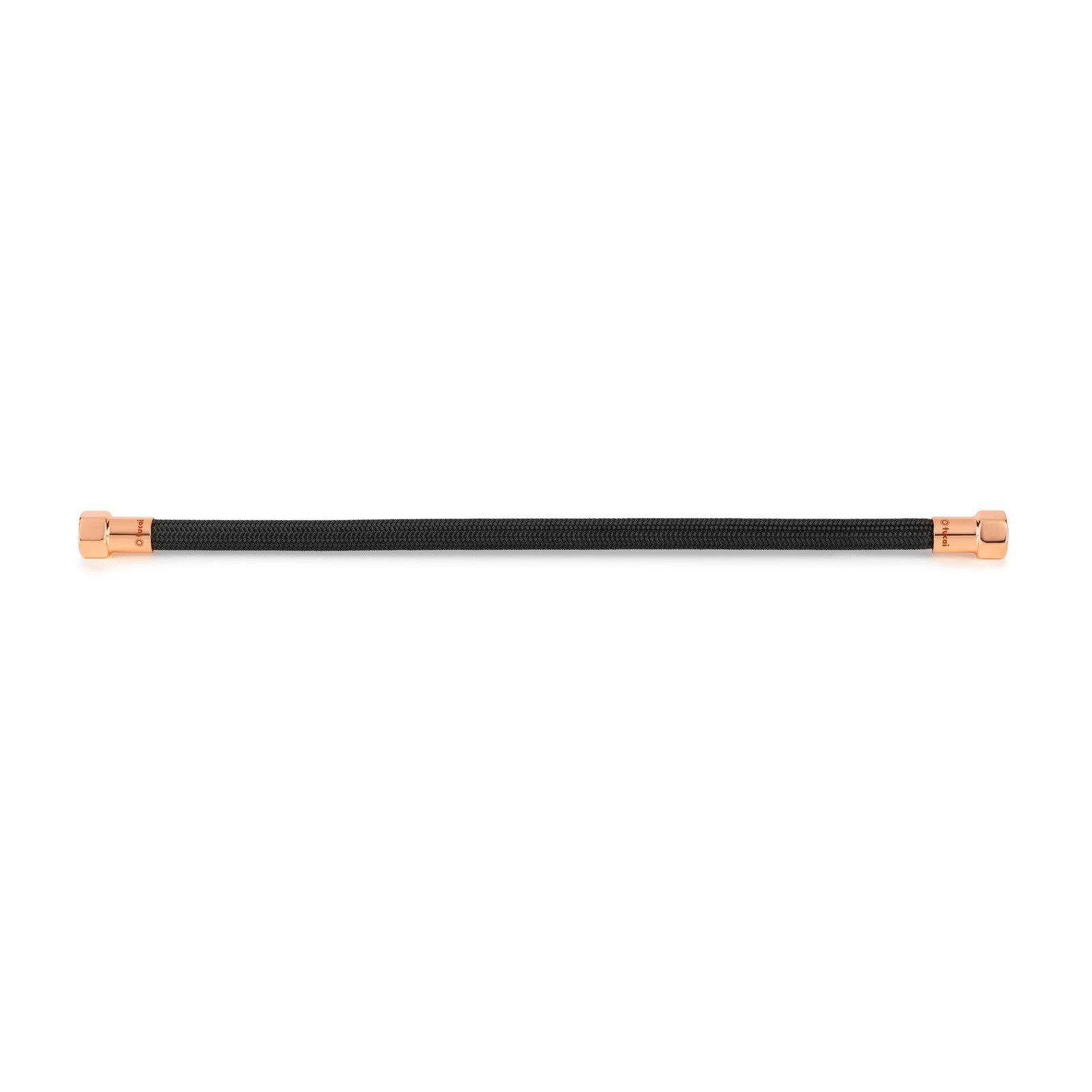 TUCAI Flexschlauch Flexschlauch DN8 IG/IG 3/8" Schwarz Rosegold 400 mm