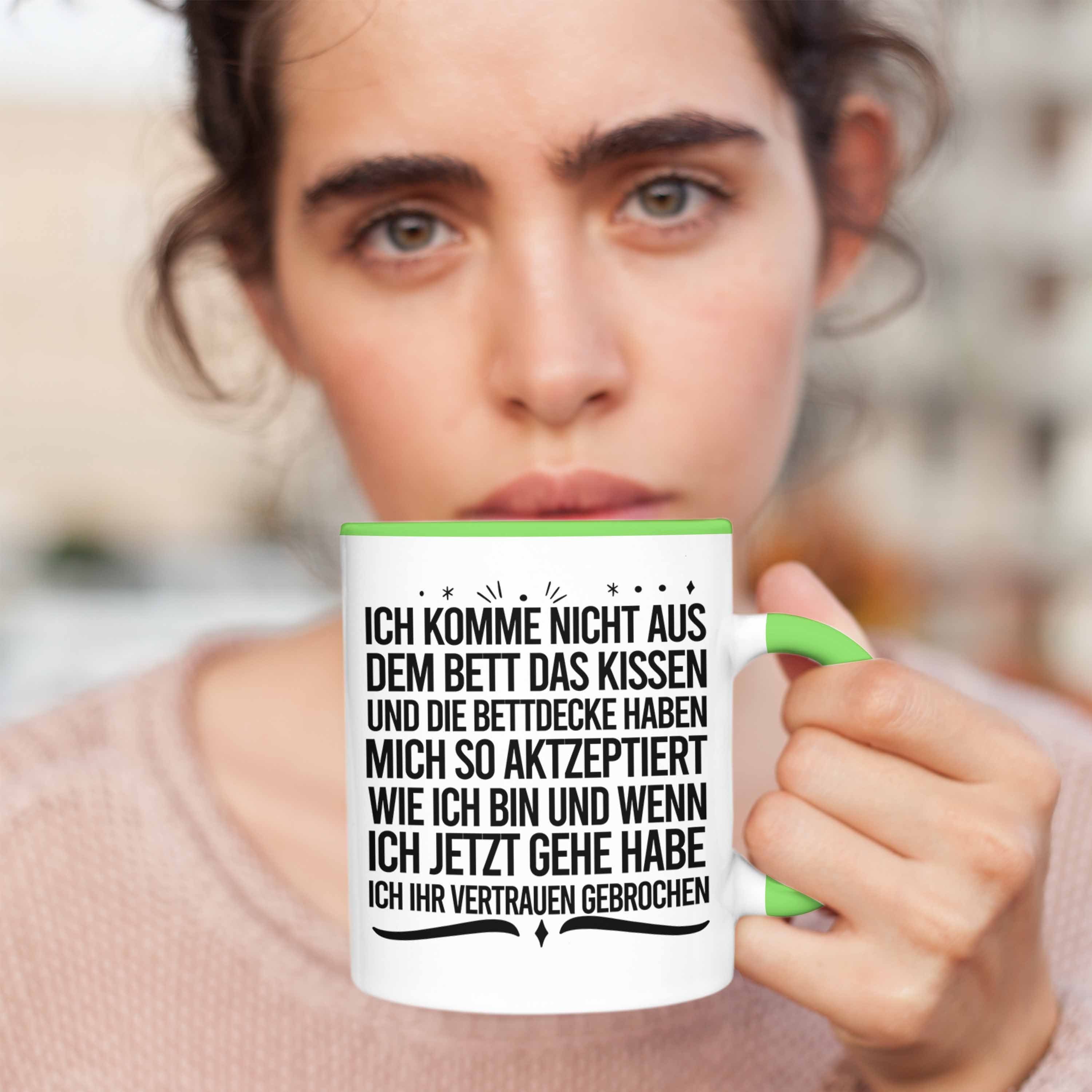 Tasse für Lustige Tasse Geschenkidee Mädchen - Jungs Grün Trendation Trendation