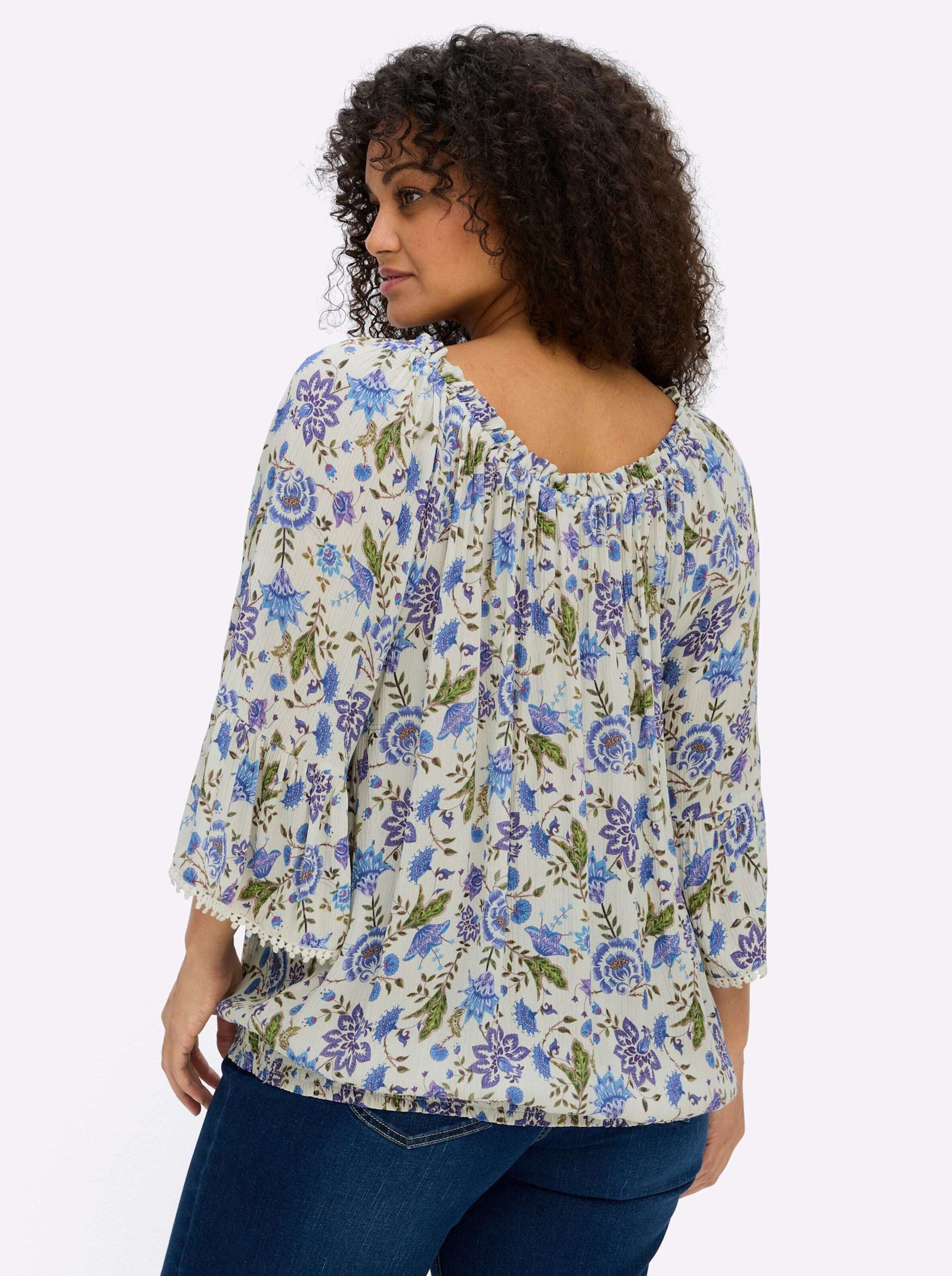 sheego by Joe Browns Klassische Bluse 3/4-Arm-Bluse 3/4-Arm