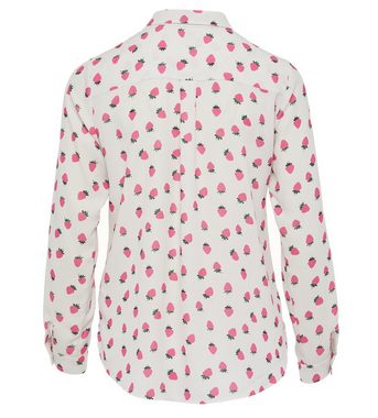 Georg Stiels Hemdbluse Shirt figurumspielend mit Erdbeerprint