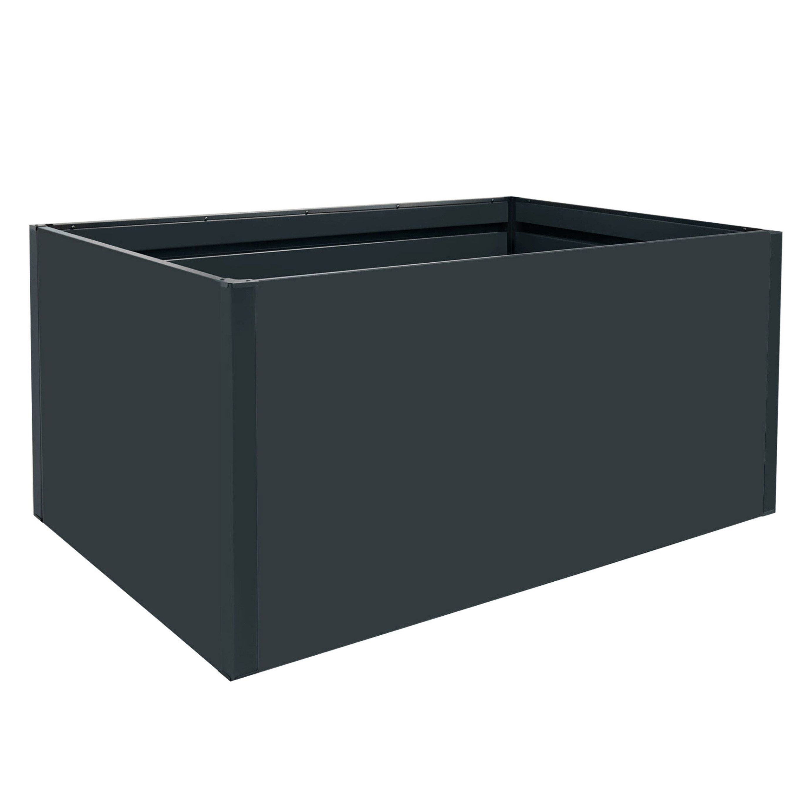 osoltus Hochbeet osoltus Hochbeet Doppelwandig Stahl verzinkt grau 150x100x80cm 45kg