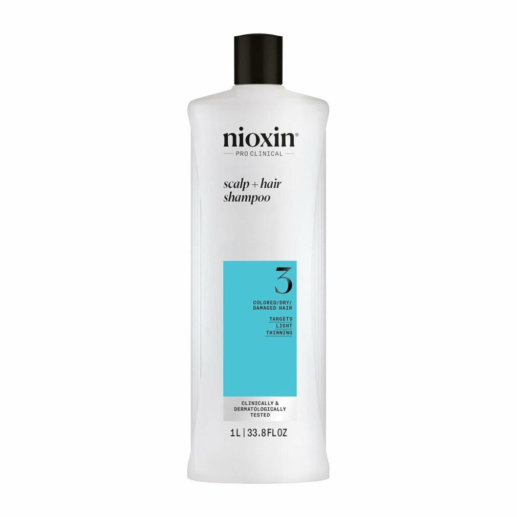 Nioxin Haarshampoo System 3 Shampoo Cleanser System 3 Feines farbiges dünnes Haar
