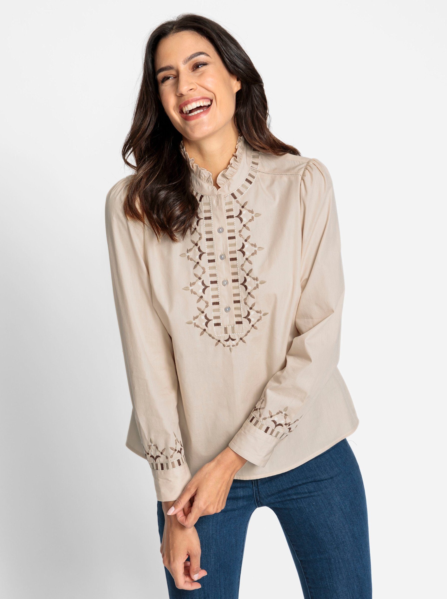 Klassische Bluse Bluse