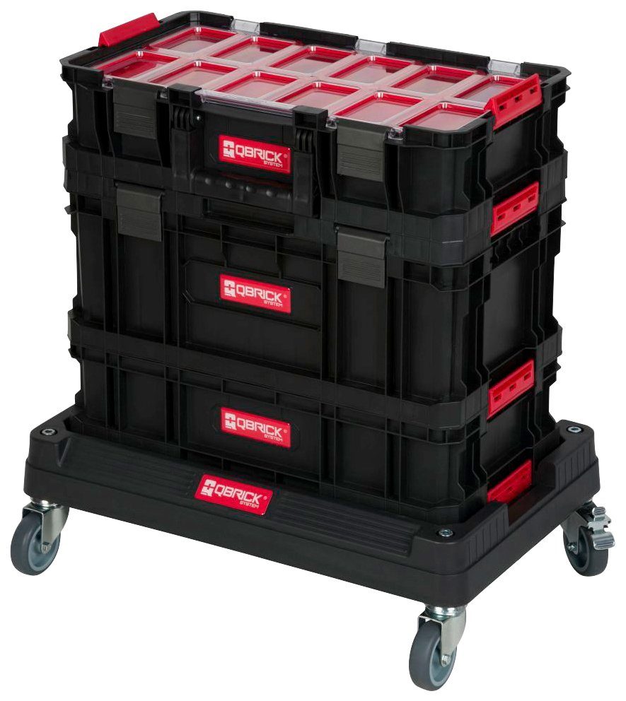 Kreher Werkzeugtrolley (Set, (LxTxH) Boxen, ausgefahrenem Maße Griffmodul: 1 St), cm mit 4 60x40x63 3 Trolley