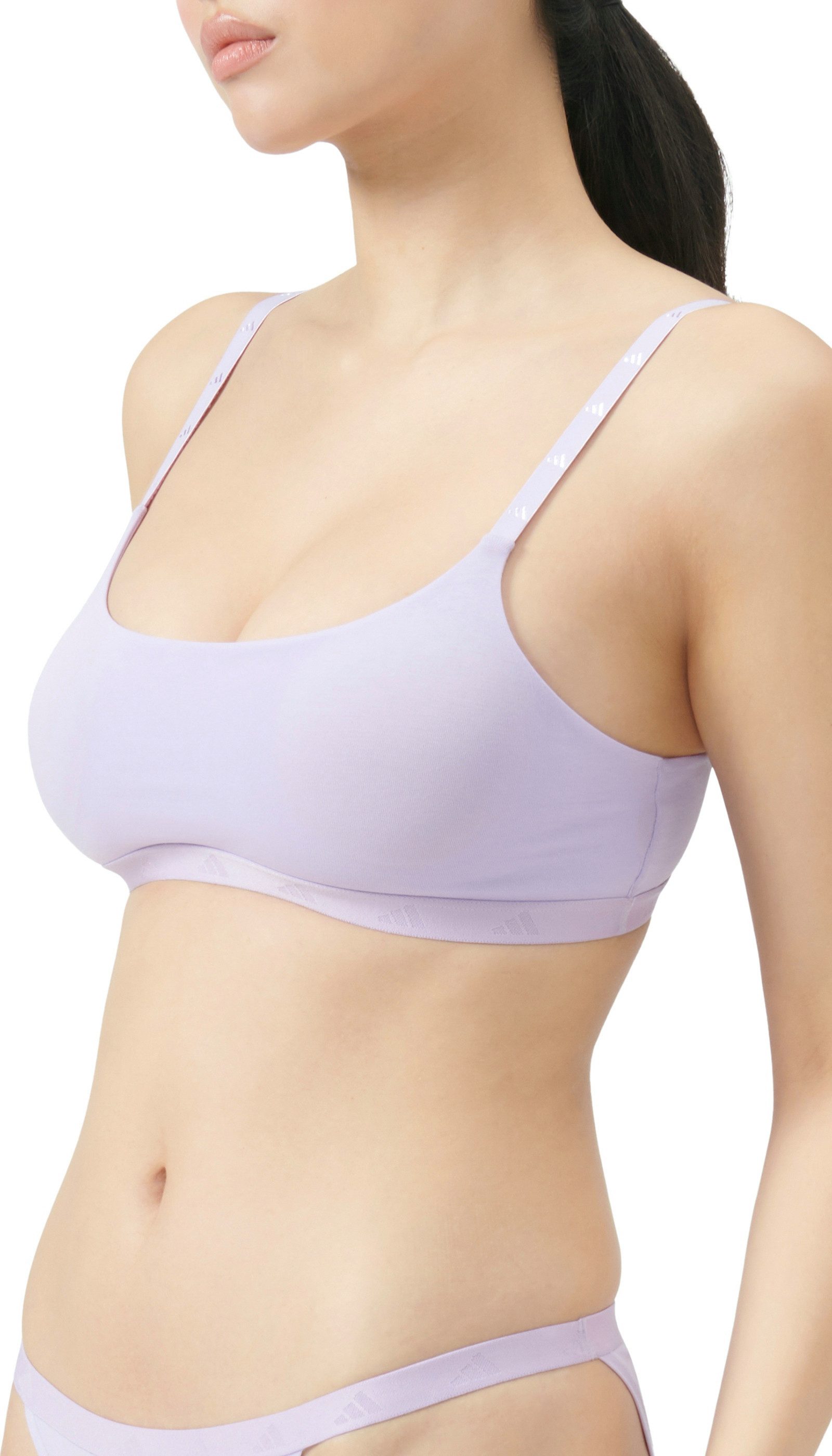adidas Sportswear Bralette Sport Active Essentials Cotton mit verstellbaren Trägern und herausnehmbaren Pads – Bild 4 von 5
