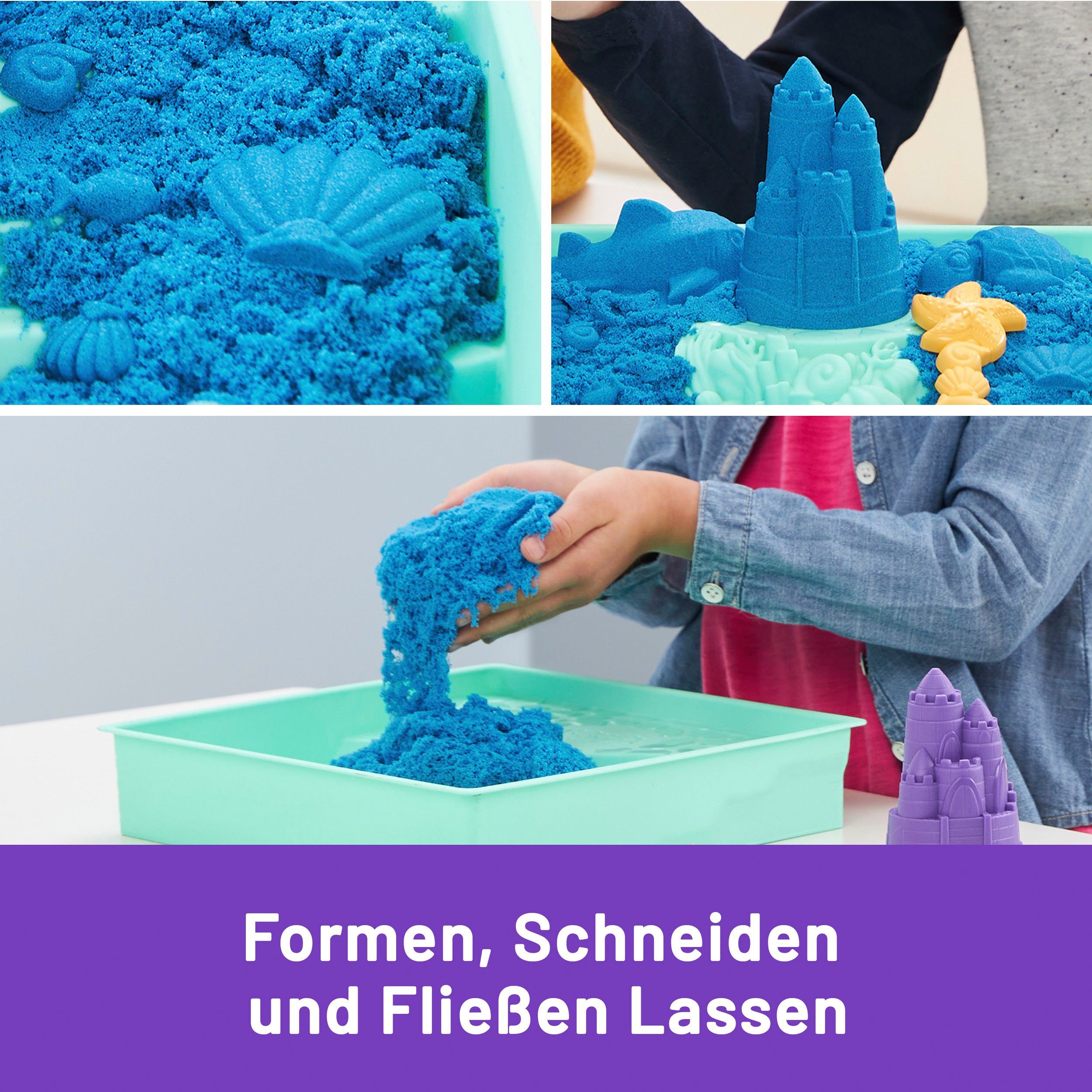 Spin Master Kreativset Kinetic Sand - Box 454 g - Blau – Bild 3 von 5