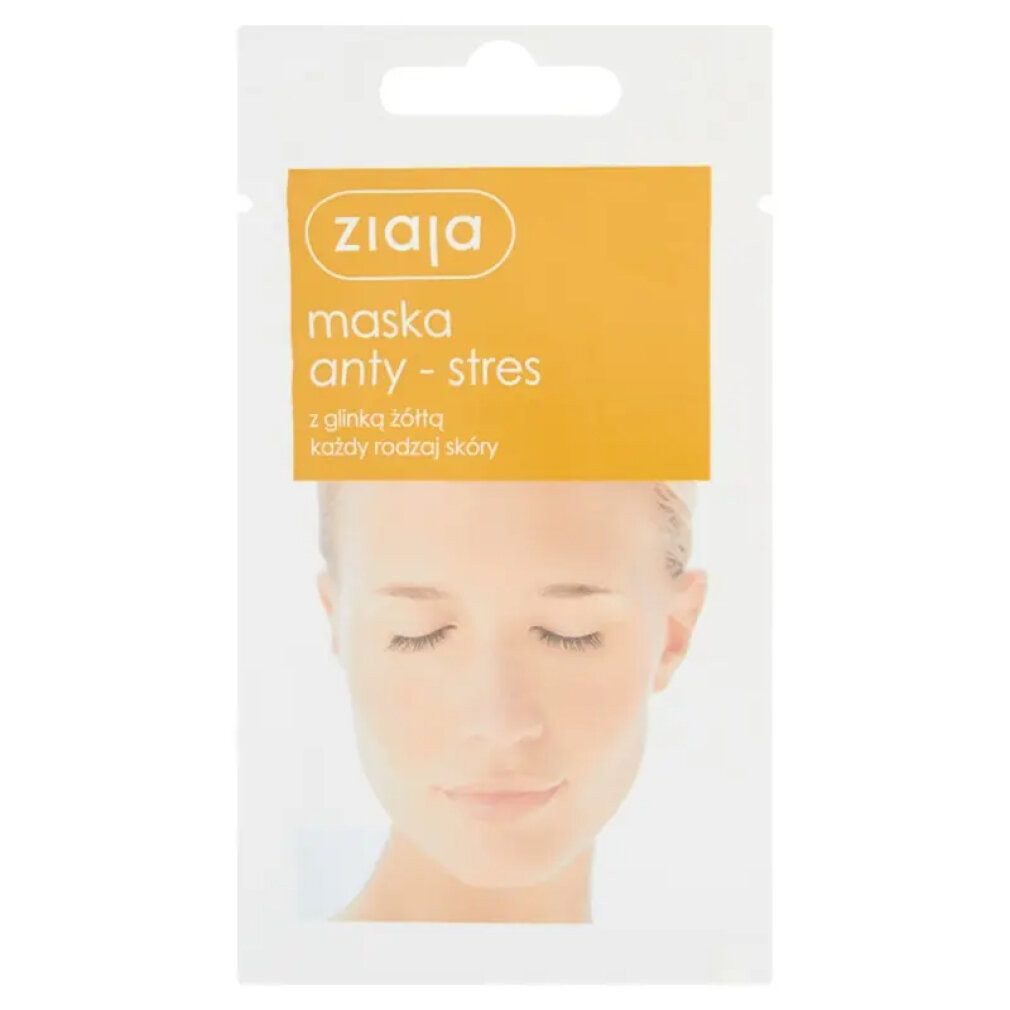 Ziaja Gesichtsmaske Anti-Stress-Maske mit gelber Tonerde für alle Hauttypen