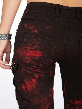 Cipo & Baxx Bikerjeans Hose BA-WD385 Besonderes Design mit Nieten und Auffälligen Verzierungen