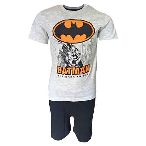 Batman Schlafanzug THE DARK KNIGHT (2 tlg) Jungen Pyjama kurzarm - Shorty Gr. 104-134 cm