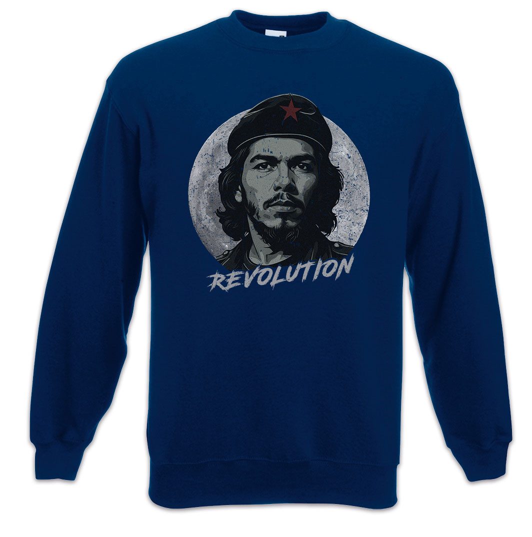 Urban Backwoods Sweatshirt Che Moon Sweatshirt Guerilla Cuba Castro Portrait Guevara Ernesto Kuba (1-tlg) Fidel Sozialismus Kommunismus Hasta