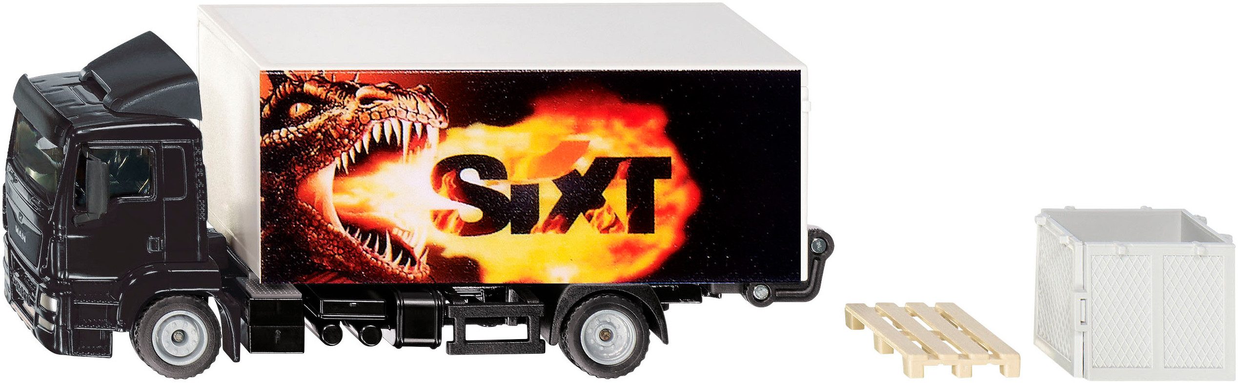Siku Spielzeug-LKW MAN LKW mit Kofferaufbau Sixt (1997) günstig online kaufen