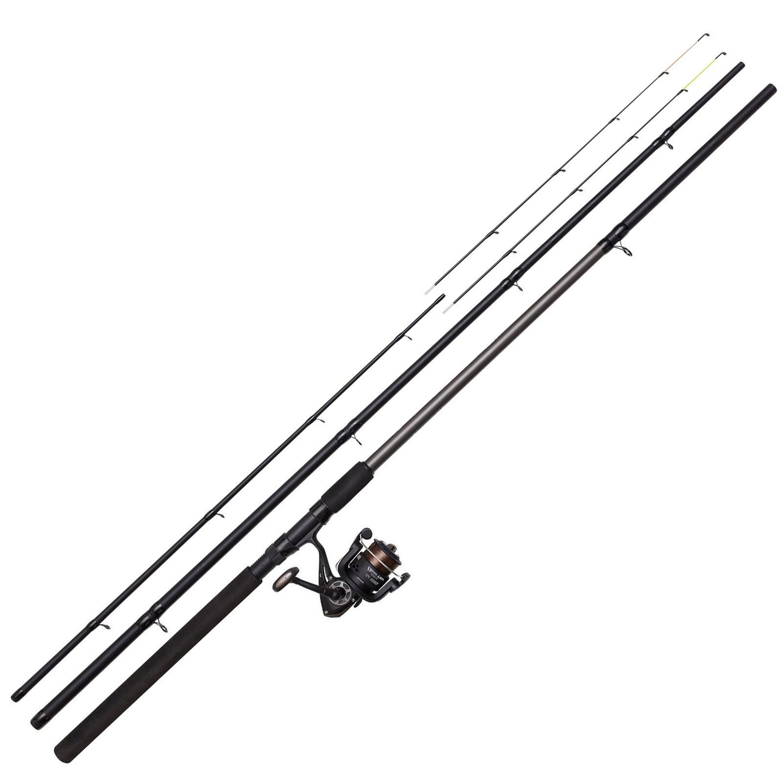DAM Fishing Feederrute, (2-tlg), DAM Full Tech Feeder 12Ft -90g 4000 0,20mm Feeder-Kombo