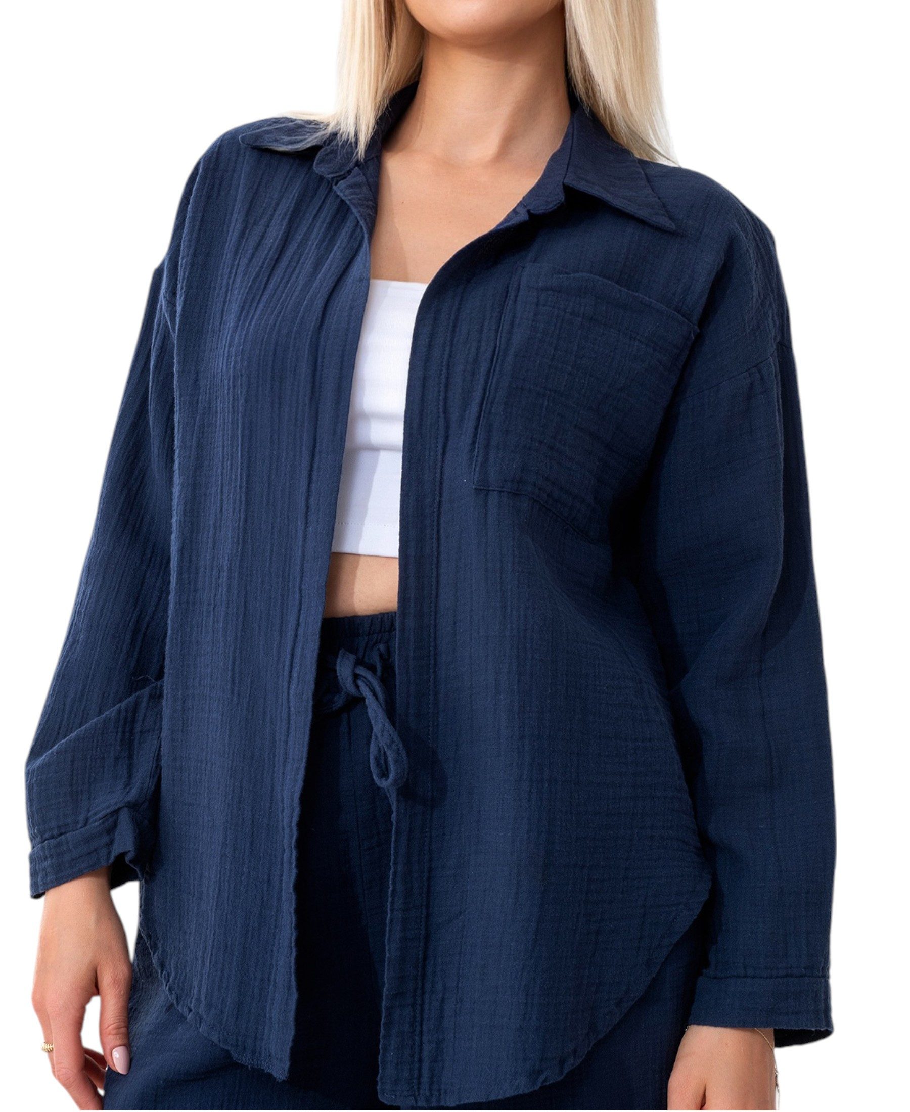 WENOR Hemdbluse Damen aus Musselin - günstig online kaufen