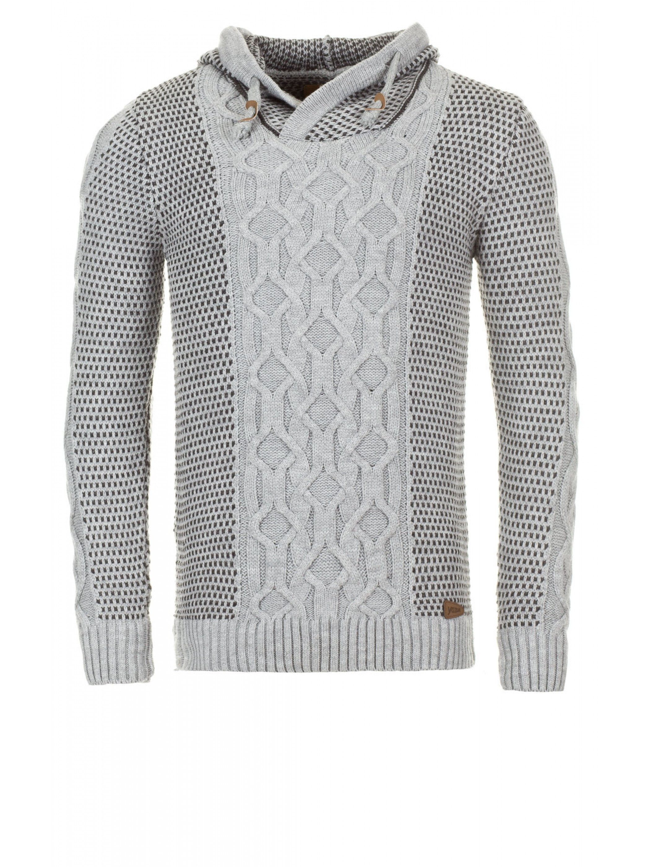 Yazubi Kapuzenpullover Strickpullover 122 mit Kapuze