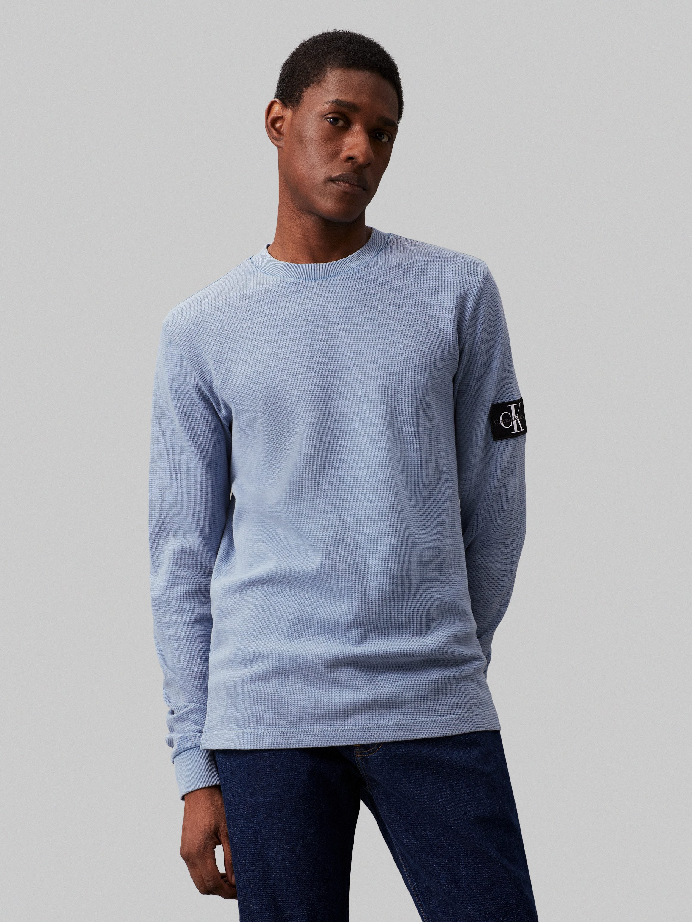 Calvin Klein Jeans Langarmshirt WASHED BADGE günstig online kaufen