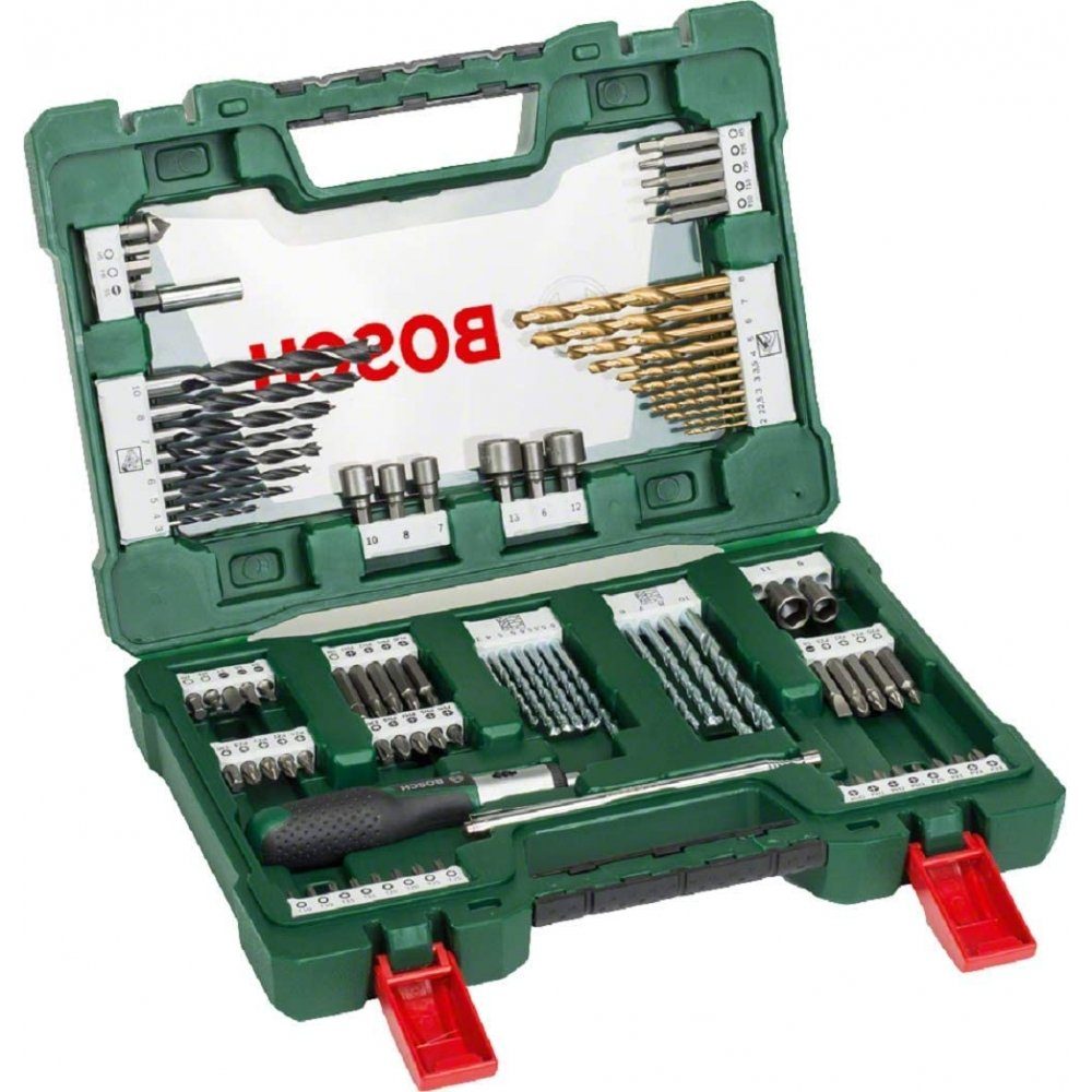 BOSCH Werkzeug »91teiliges VLine TiNBohrer und BitSet grün