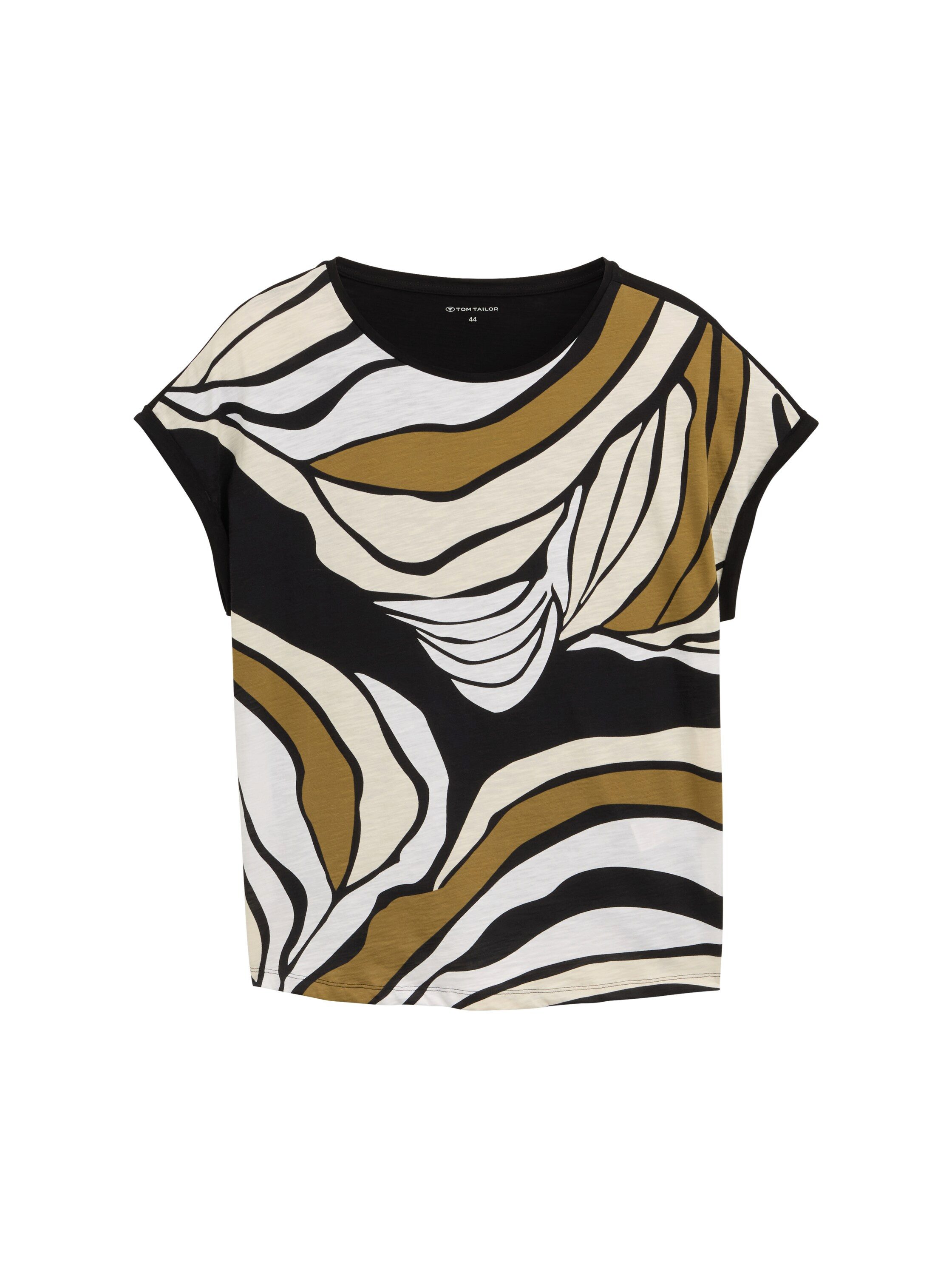 T-Shirt Plus Size - T-Shirt mit Muster