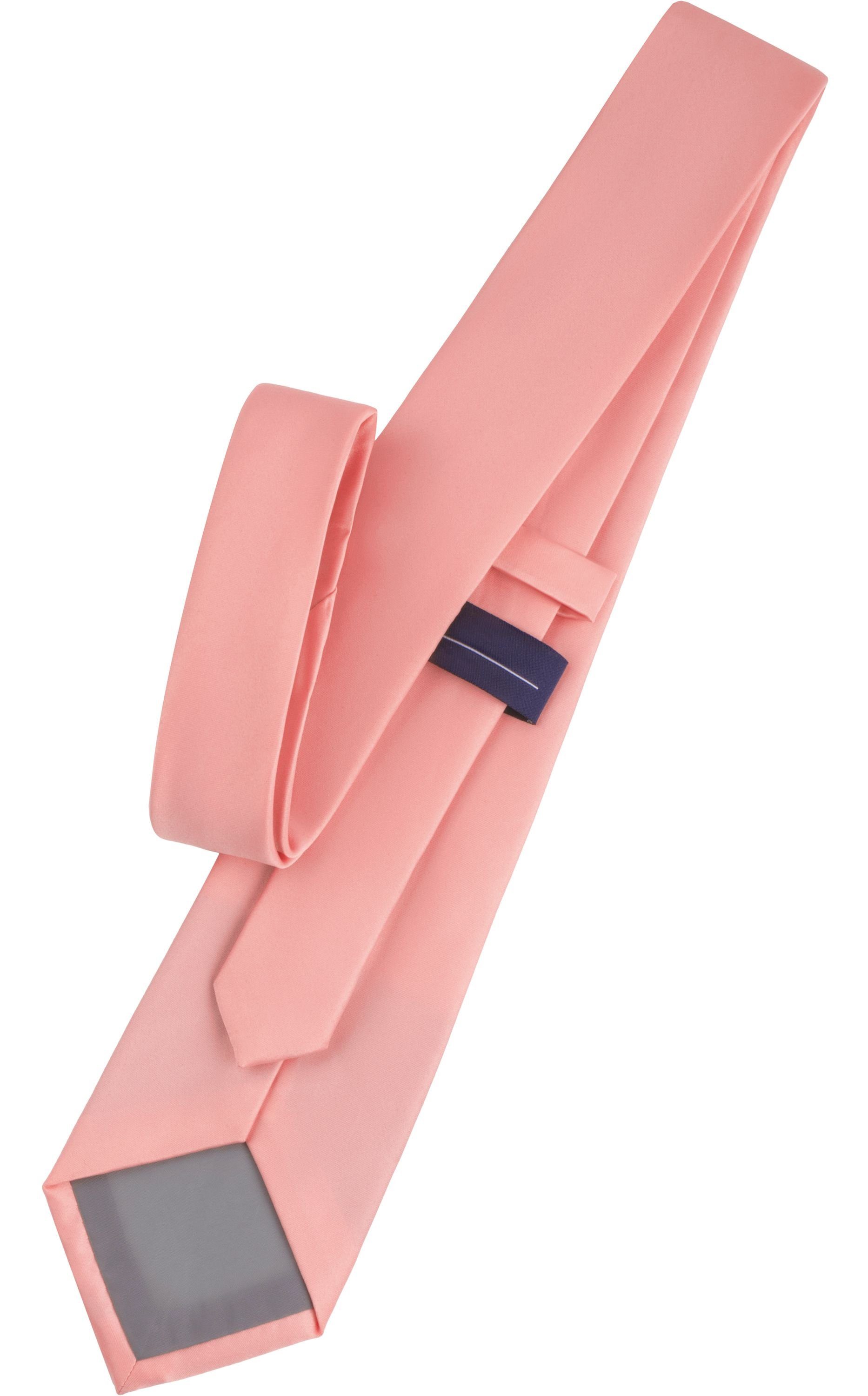 Krawatte 8cm) Ladeheid KP-8 x (Set, Herren (150cm Krawatte 1-St) Puderrosa Breite