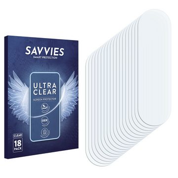 Savvies Schutzfolie für OnePlus 8 (NUR Kameraschutz), Displayschutzfolie, 18 Stück, Folie klar