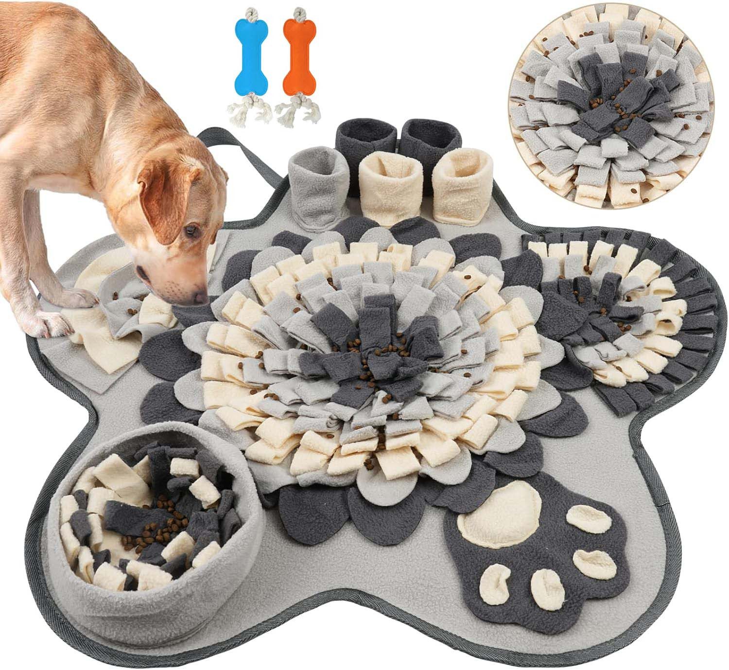 Agger Tier-Intelligenzspielzeug Schnüffelteppich Hund, Futterschnüffel-Futtermatte