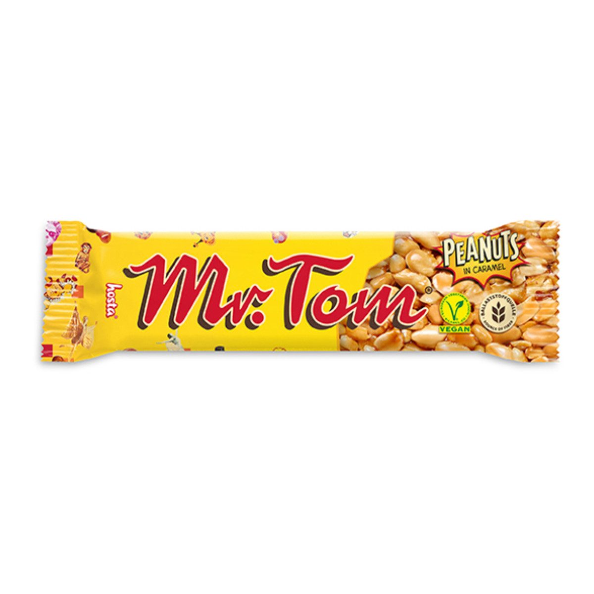 Mr. Tom Knabberei, Mr Tom Erdnussriegel aus gerösteten Erdnüssen und Karamell 40g