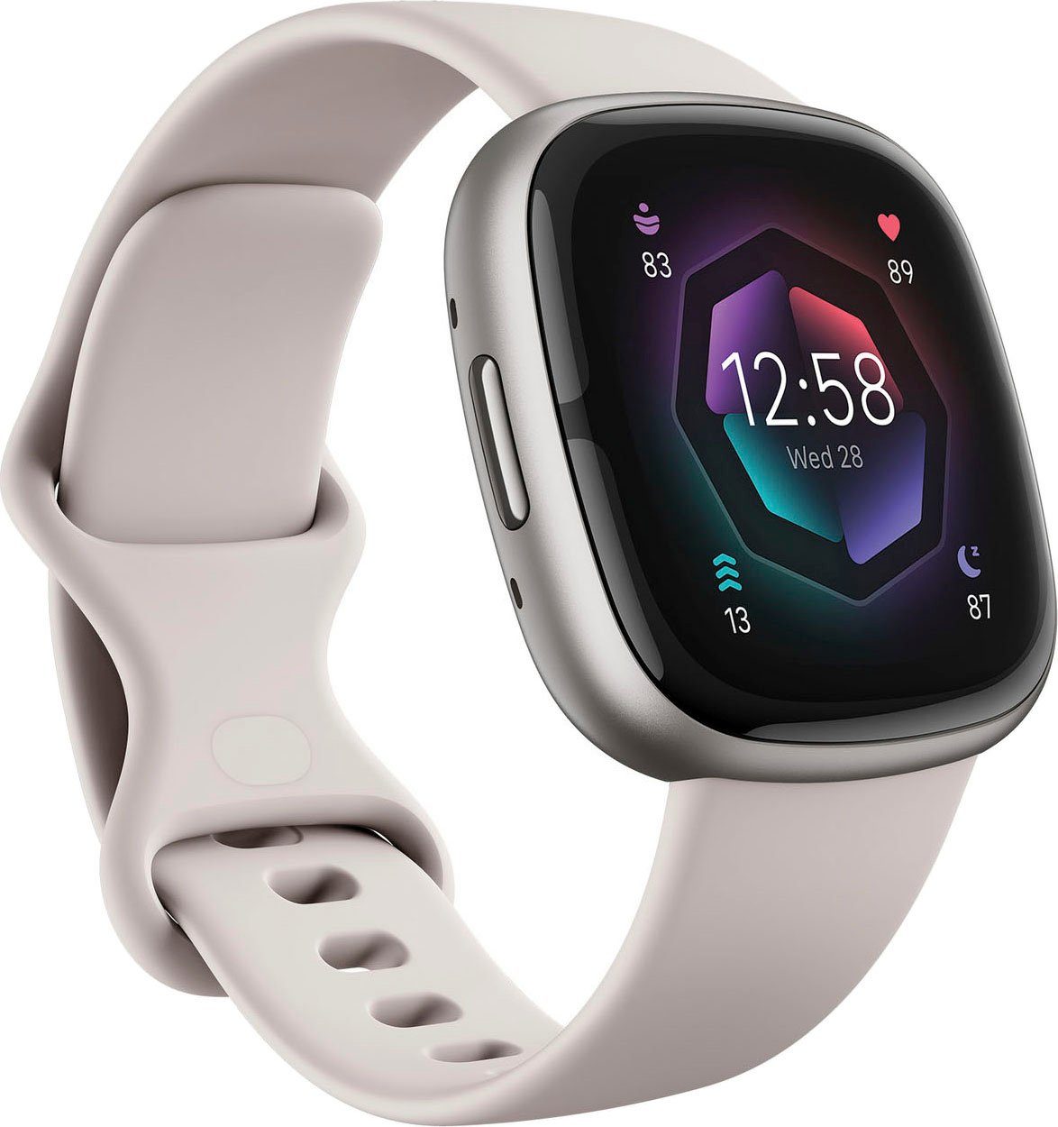 fitbit by Google Sense 2 Smartwatch (FitbitOS5), inkl. 6 Monate Fitbit  Premium, Watch, Handy-Uhr
