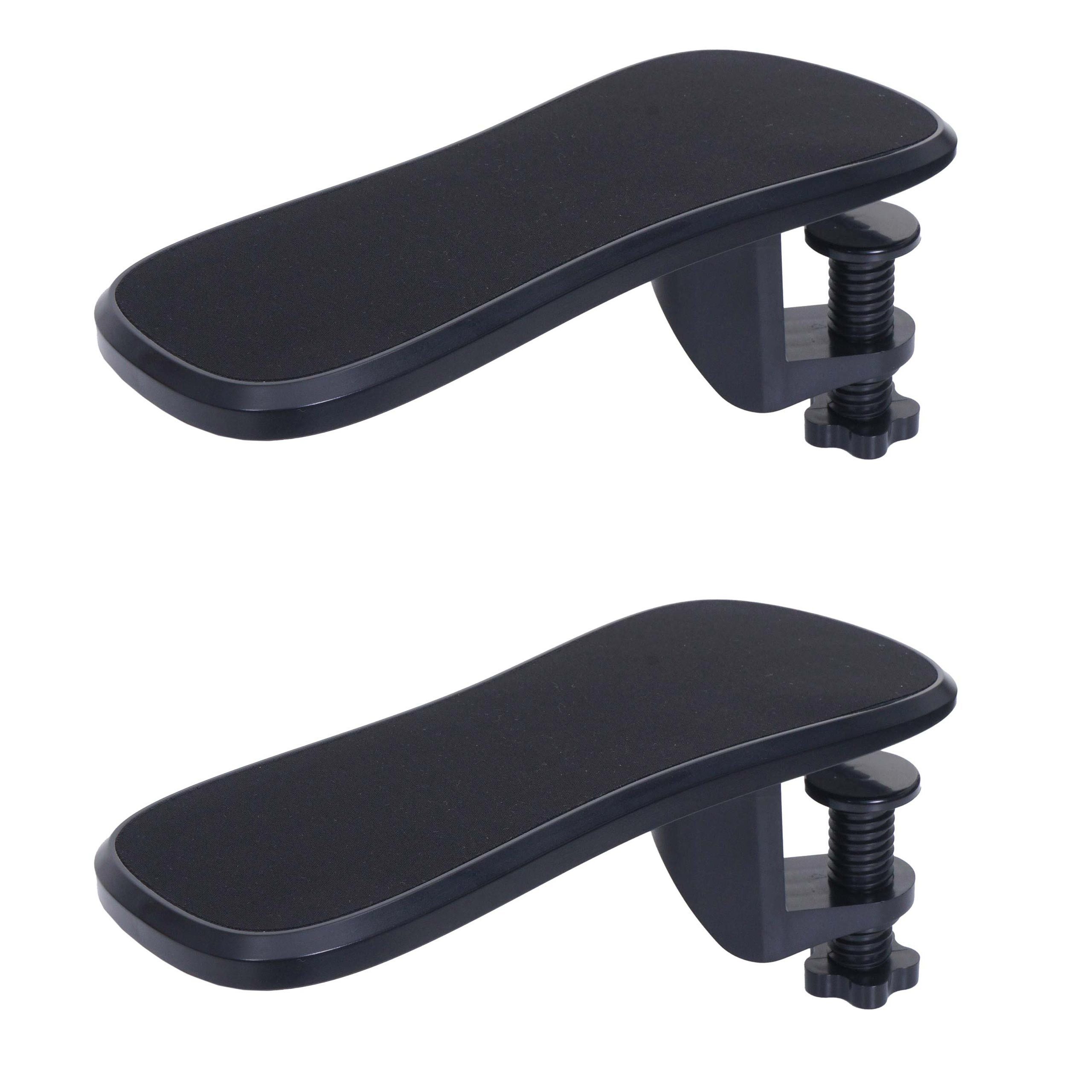 PROREGAL® Armlehne Armauflage 10x13x28,5cm Schreibtisch Arm-/Handgelenkstütze ergonomisch